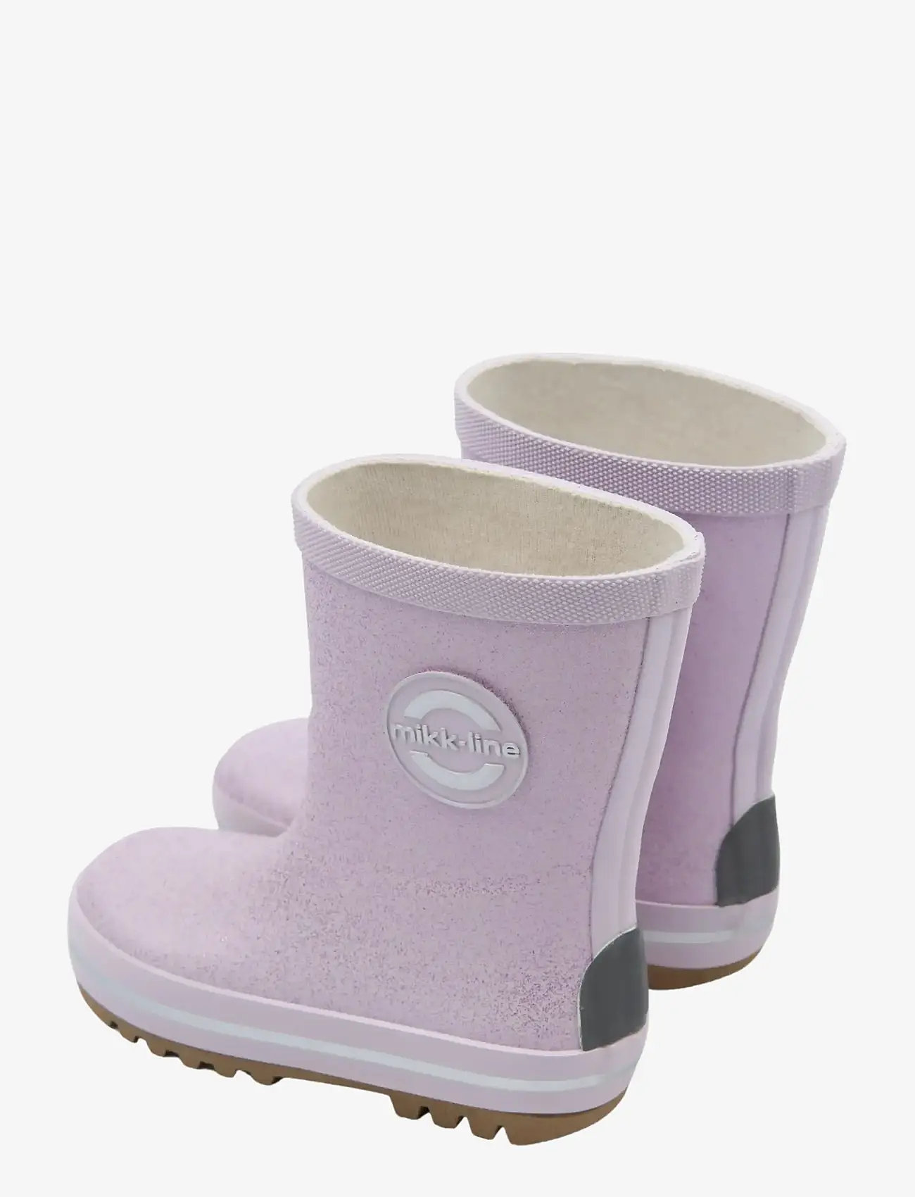 mikk-line - Wellies Glitter - gummistøvler uden for - thistle - 3