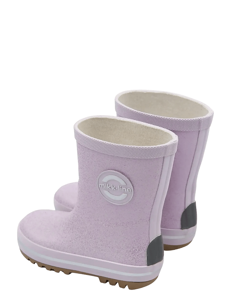 mikk-line - Wellies Glitter - gummistøvler uden for - thistle - 3