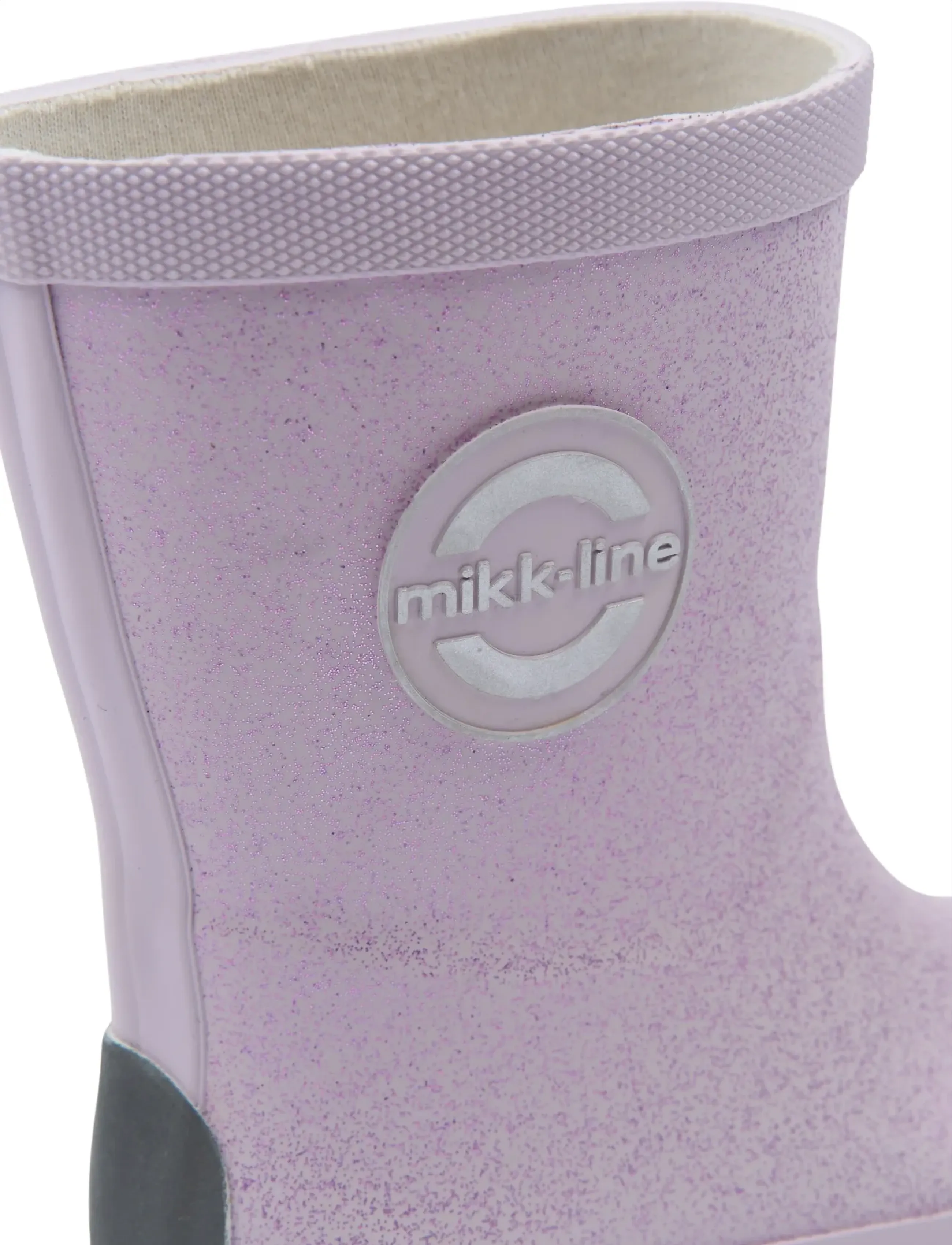 mikk-line - Wellies Glitter - ofodrade gummistövlar - thistle - 4