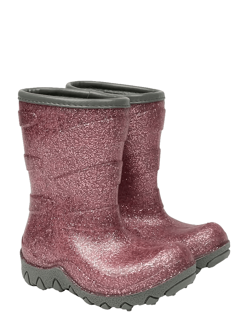 mikk-line - Thermal Boot - Glitter - gummistøvler med for - burlwood - 0
