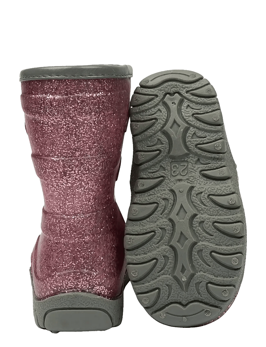 mikk-line - Thermal Boot - Glitter - gefütterte gummistiefel - burlwood - 2