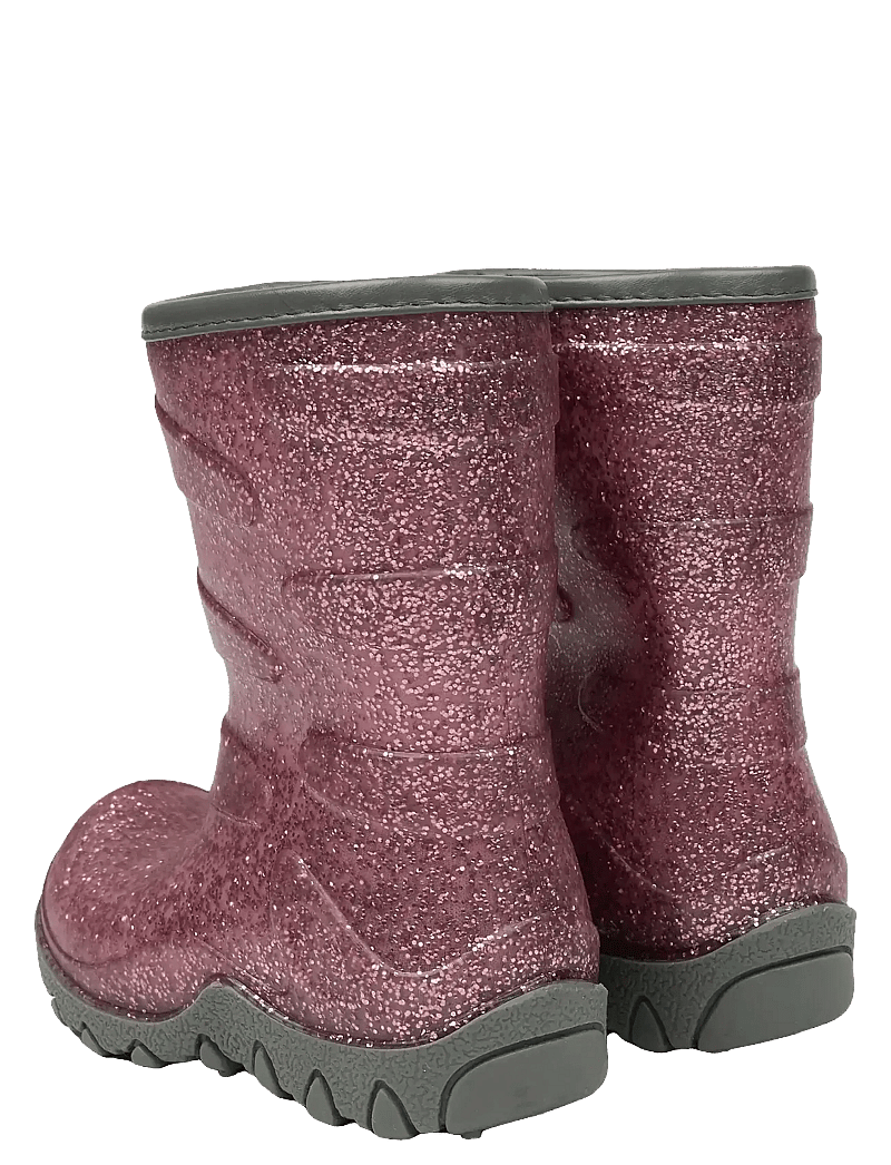 mikk-line - Thermal Boot - Glitter - gummistøvler med for - burlwood - 3