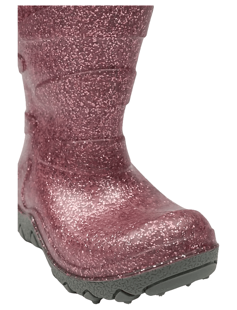 mikk-line - Thermal Boot - Glitter - gummistøvler med for - burlwood - 5