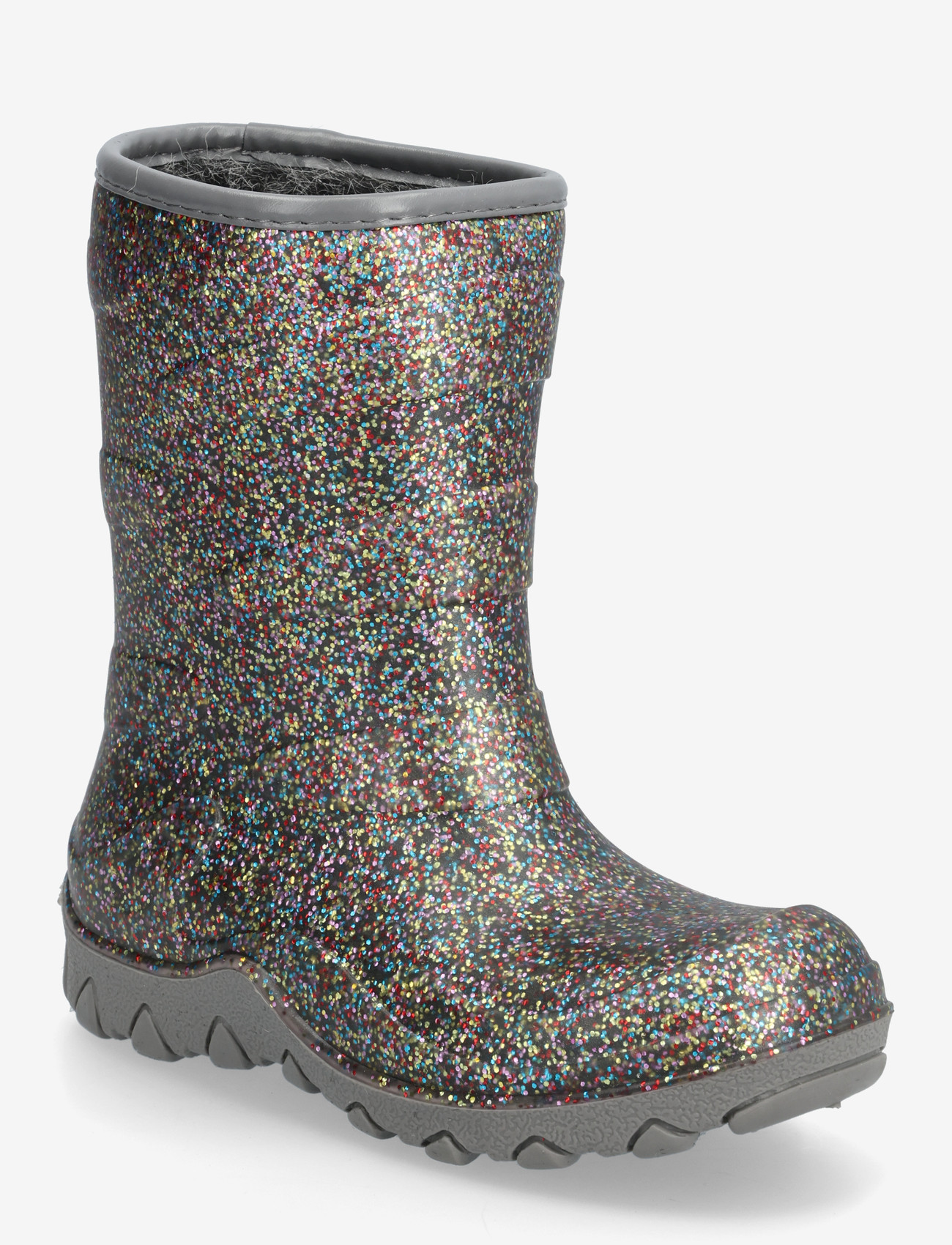 mikk-line - Thermal Boot - Glitter - gummistøvler med for - dark glitter - 0