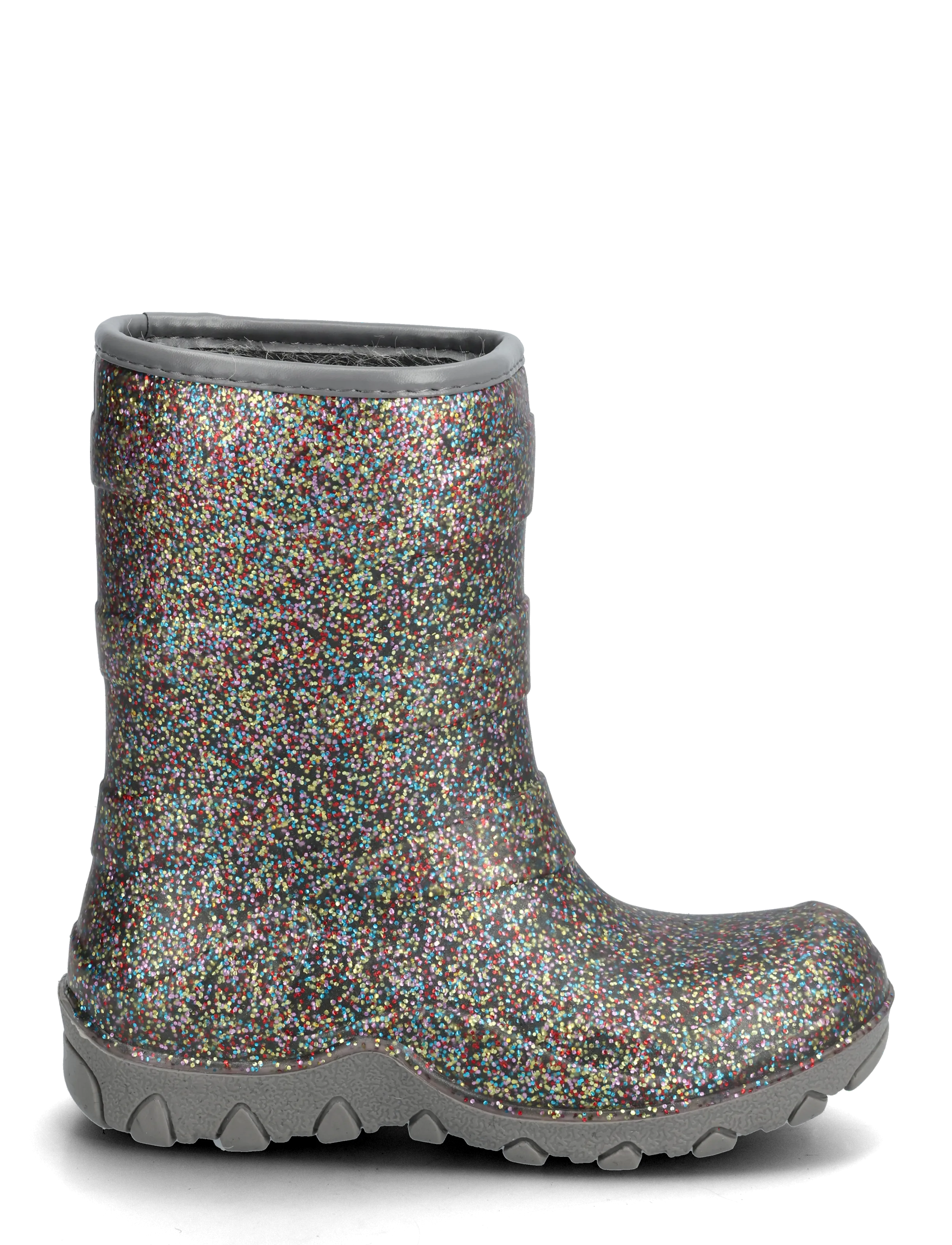 mikk-line - Thermal Boot - Glitter - fodrade gummistövlar - dark glitter - 1