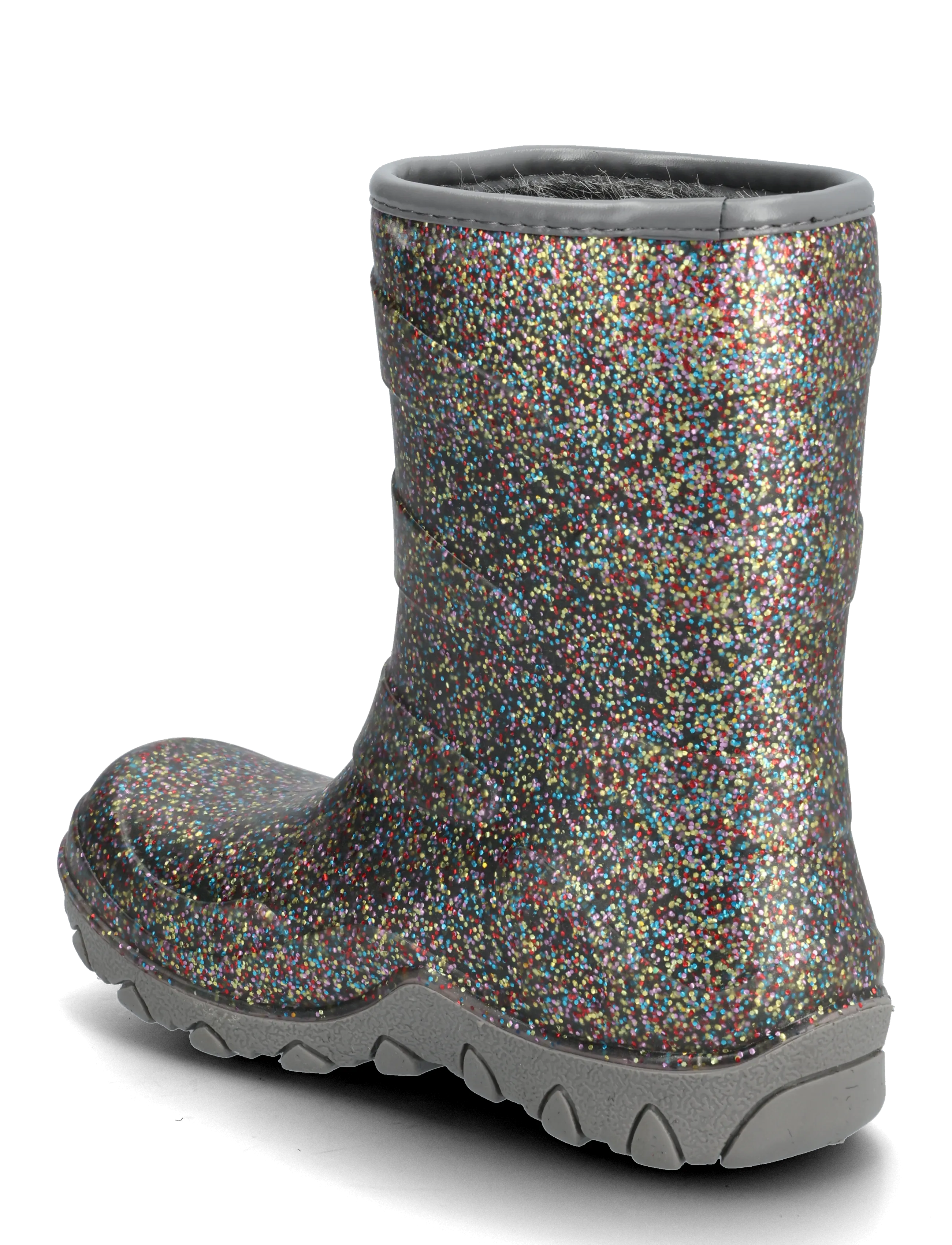 mikk-line - Thermal Boot - Glitter - fodrade gummistövlar - dark glitter - 2