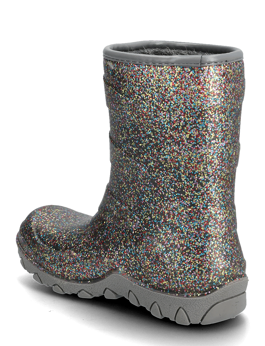mikk-line - Thermal Boot - Glitter - fodrade gummistövlar - dark glitter - 2