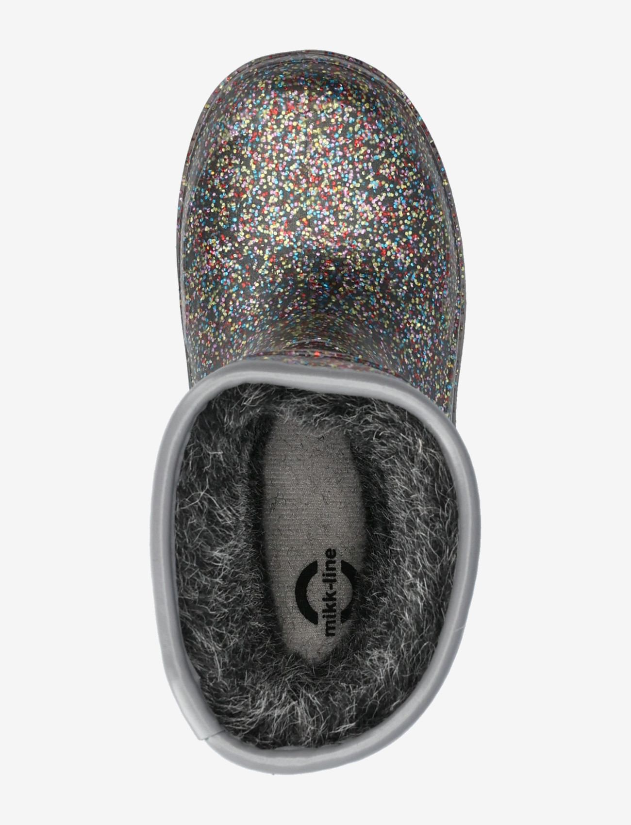 mikk-line - Thermal Boot - Glitter - gummistøvler med for - dark glitter - 3