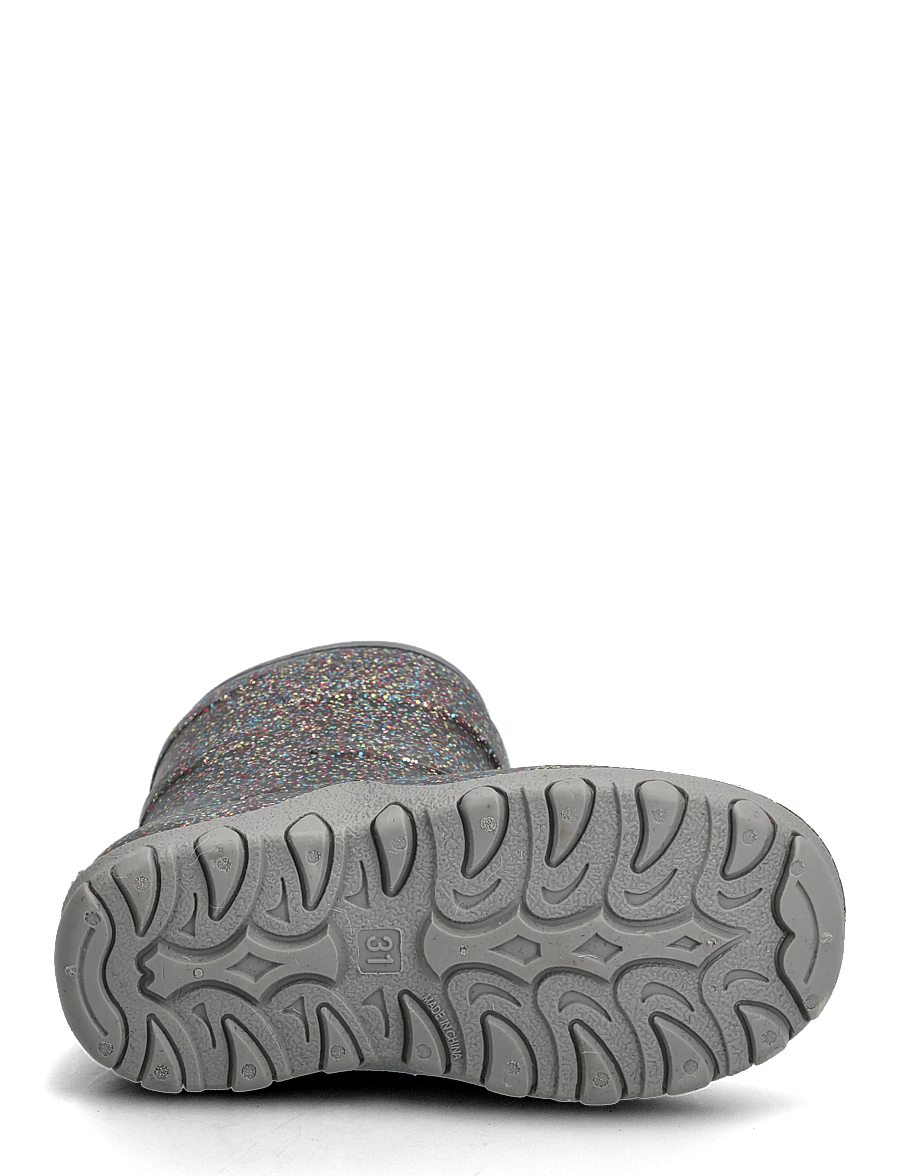 mikk-line - Thermal Boot - Glitter - fodrade gummistövlar - dark glitter - 4