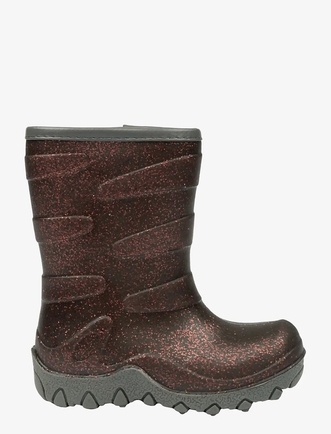 mikk-line - Thermal Boot - Glitter - gefütterte gummistiefel - french roast - 1