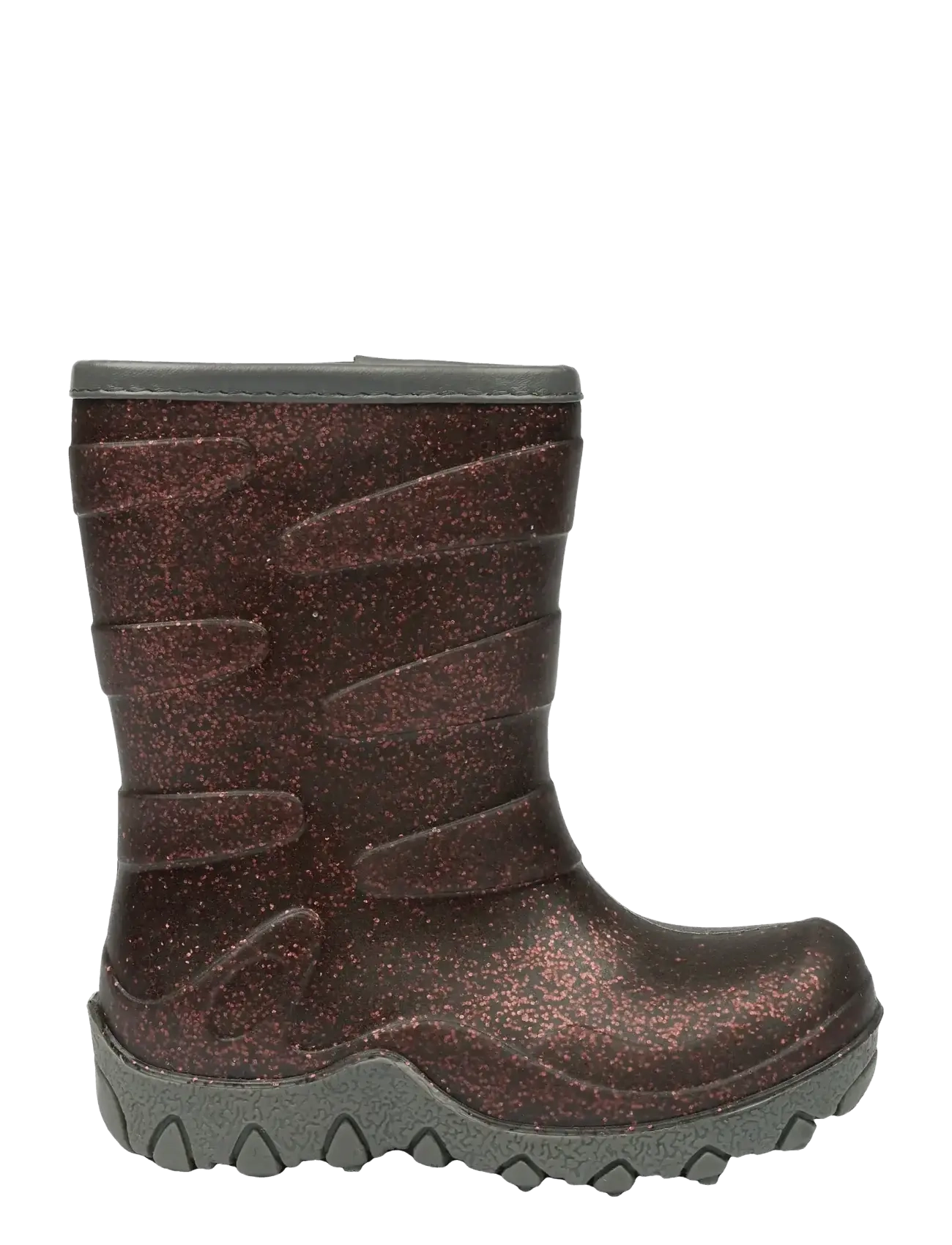 mikk-line - Thermal Boot - Glitter - gummistövlar - french roast - 1