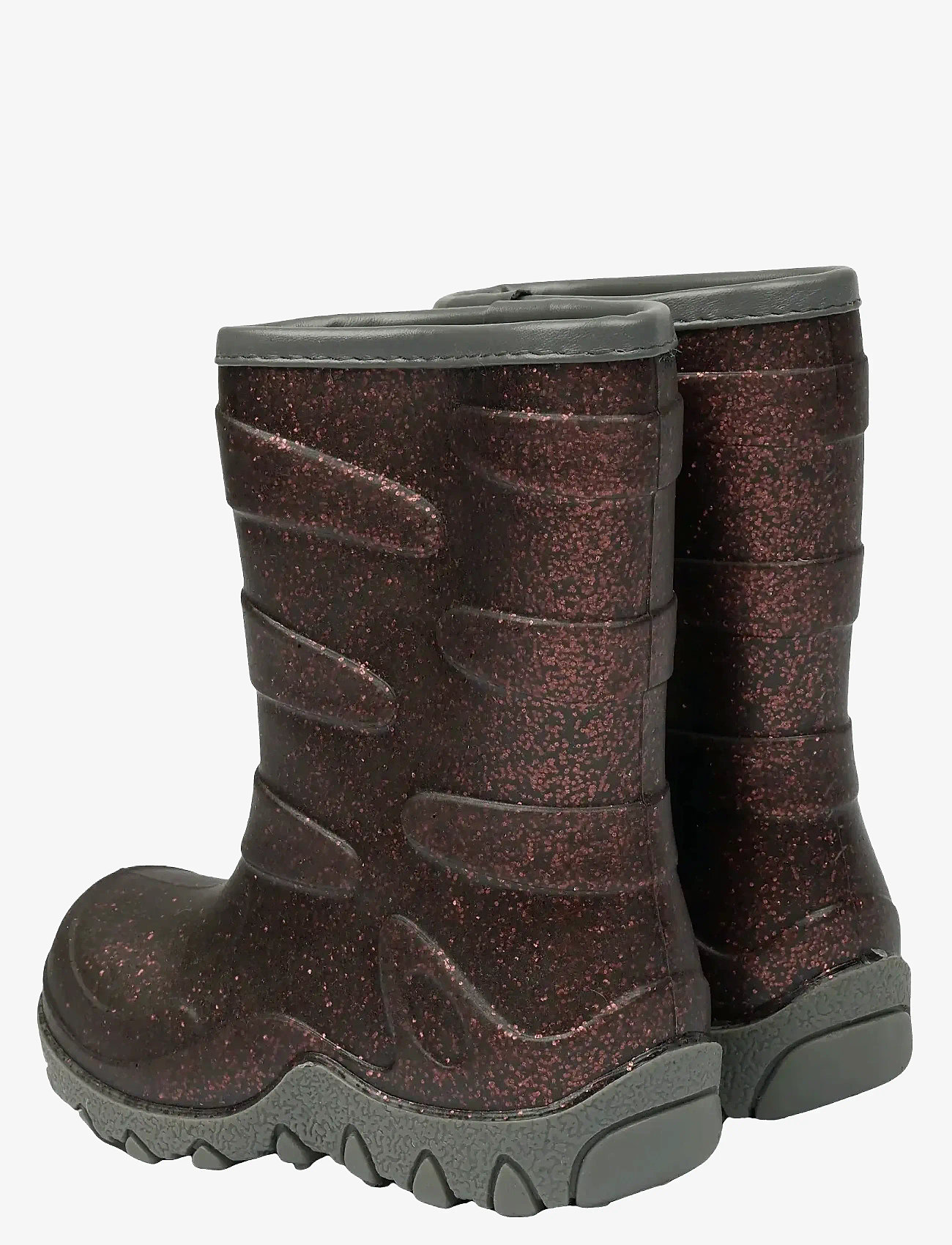 mikk-line - Thermal Boot - Glitter - gefütterte gummistiefel - french roast - 3