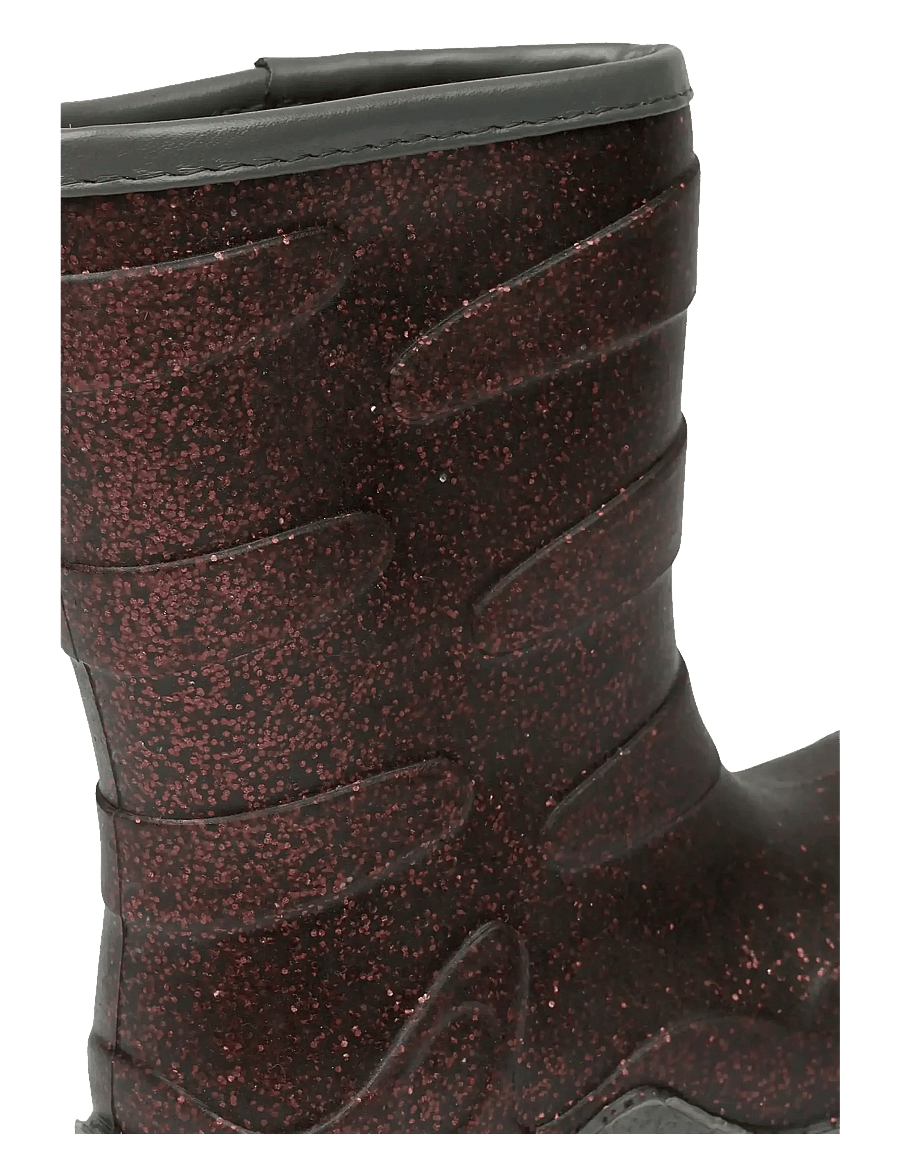 mikk-line - Thermal Boot - Glitter - gefütterte gummistiefel - french roast - 4