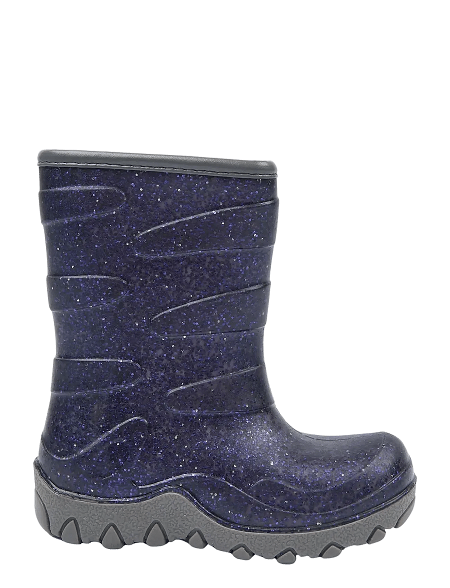 mikk-line - Thermal Boot - Glitter - gefütterte gummistiefel - plum perfect - 1