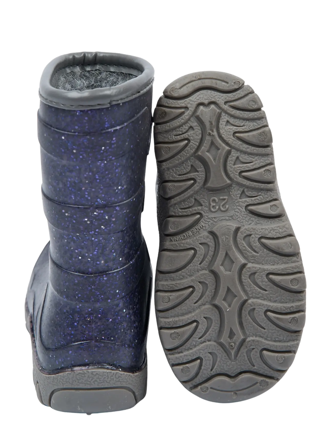 mikk-line - Thermal Boot - Glitter - gefütterte gummistiefel - plum perfect - 2