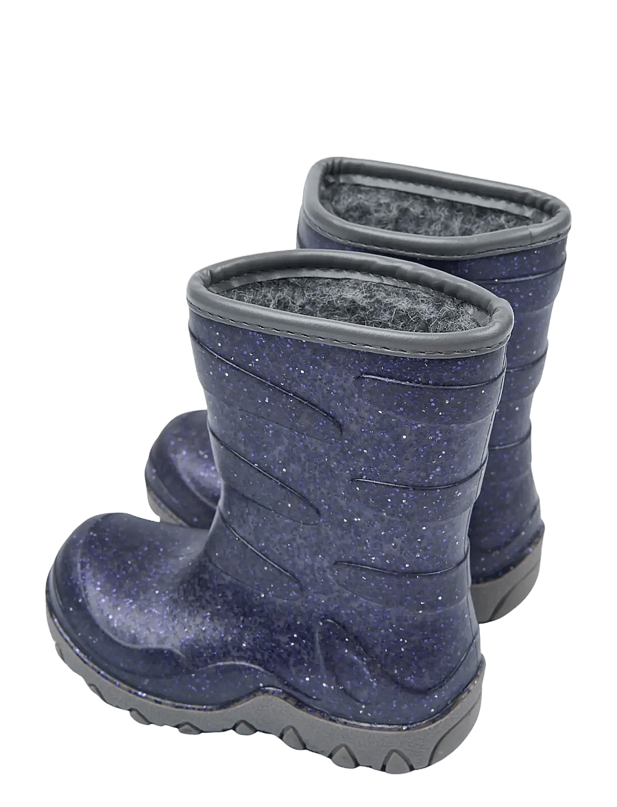mikk-line - Thermal Boot - Glitter - gefütterte gummistiefel - plum perfect - 3
