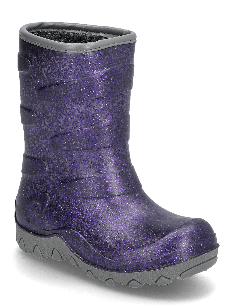 mikk-line - Thermal Boot - Glitter - gummistøvler med for - purple - 0
