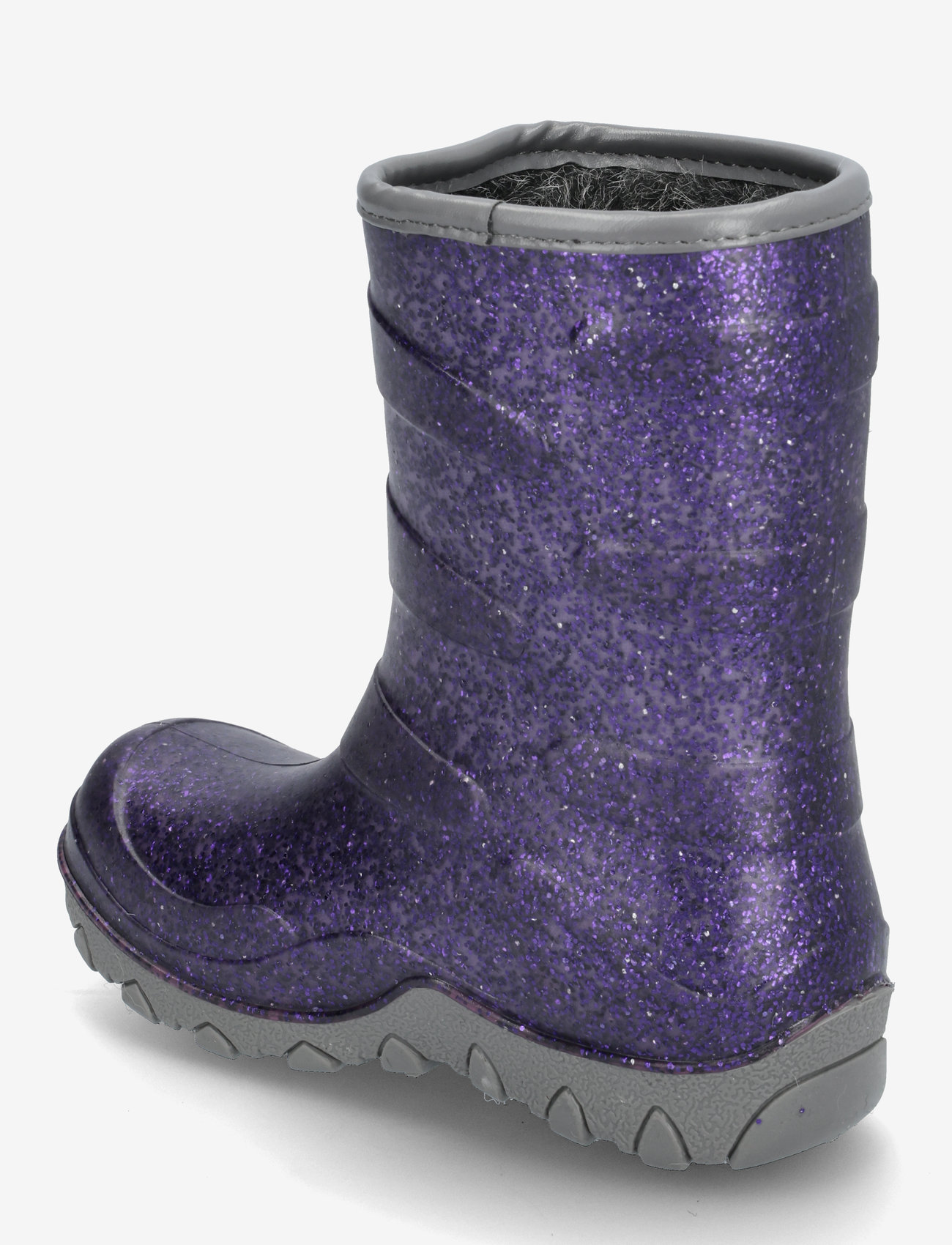 mikk-line - Thermal Boot - Glitter - gummistøvler med for - purple - 2
