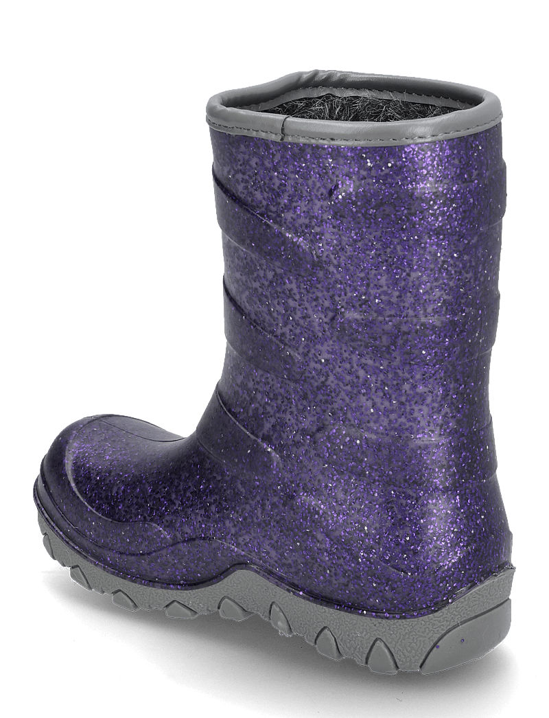 mikk-line - Thermal Boot - Glitter - gummistøvler med for - purple - 2