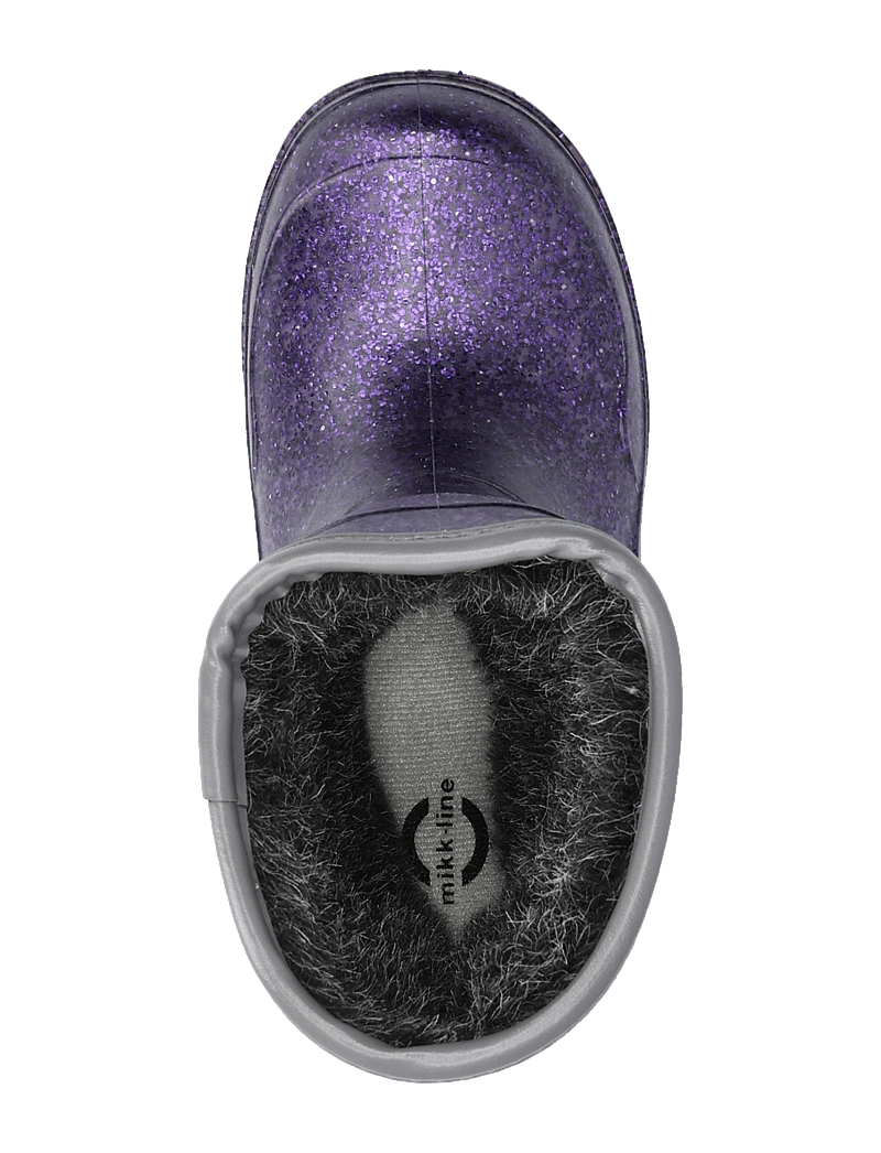 mikk-line - Thermal Boot - Glitter - gummistøvler med for - purple - 3