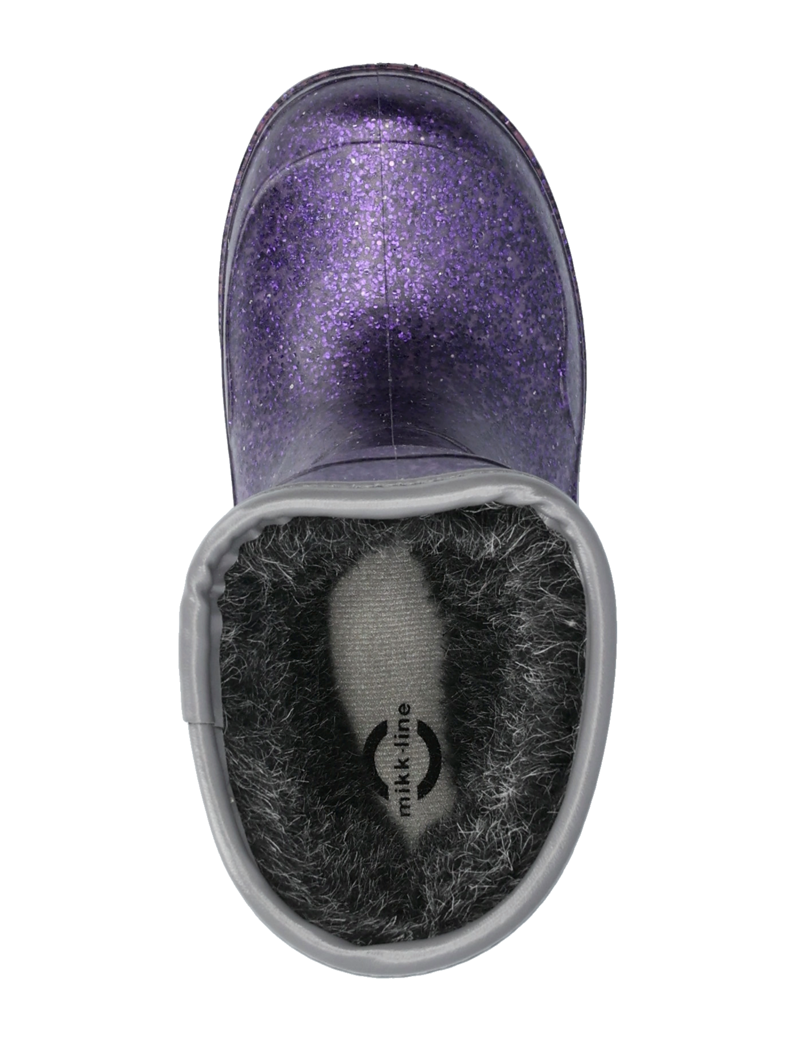 mikk-line - Thermal Boot - Glitter - gummistøvler med linjer - purple - 3