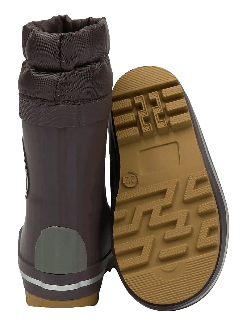 mikk-line - Winter Wellies - lined rubberboots - raisin - 1