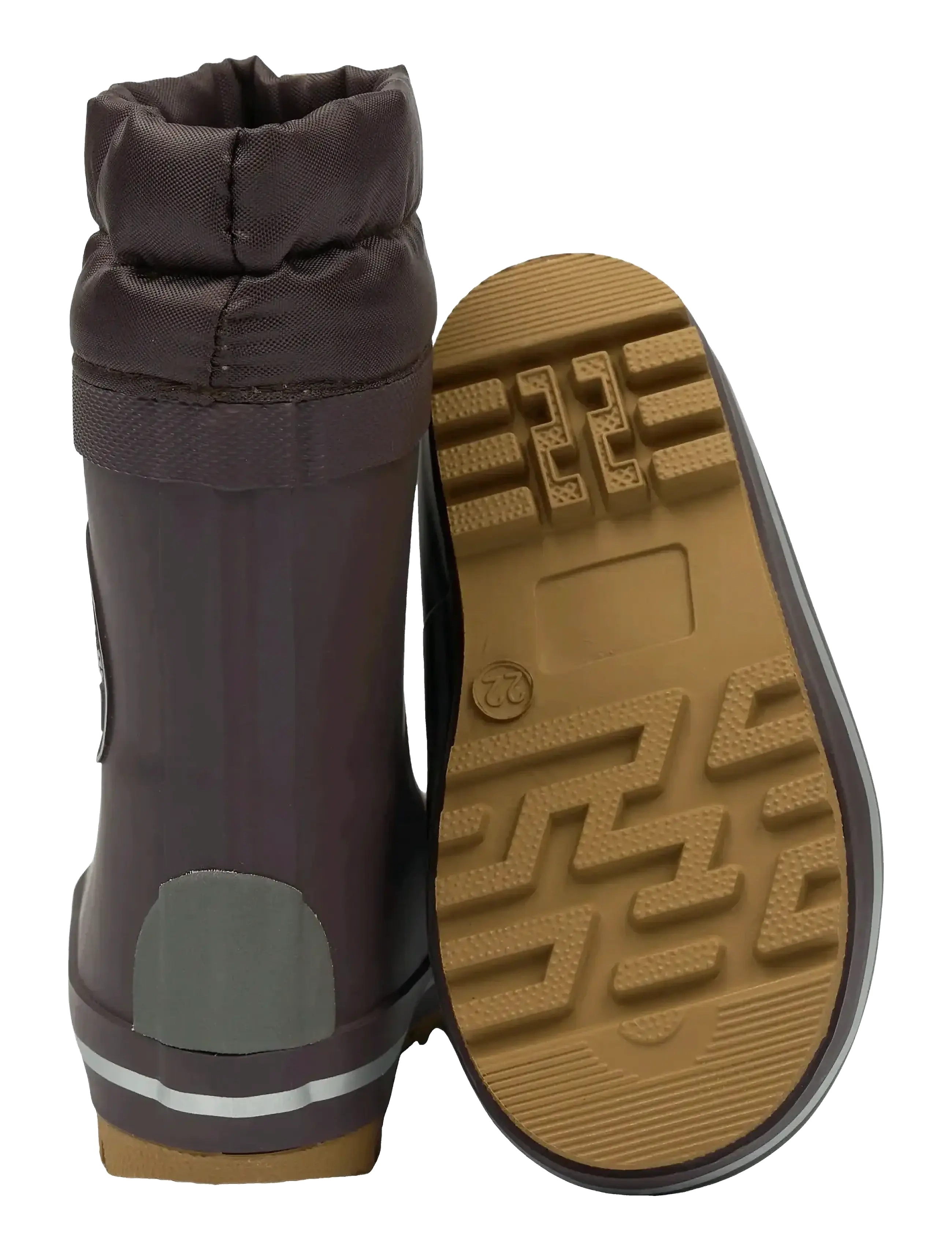 mikk-line - Winter Wellies - gummistøvler med for - raisin - 1
