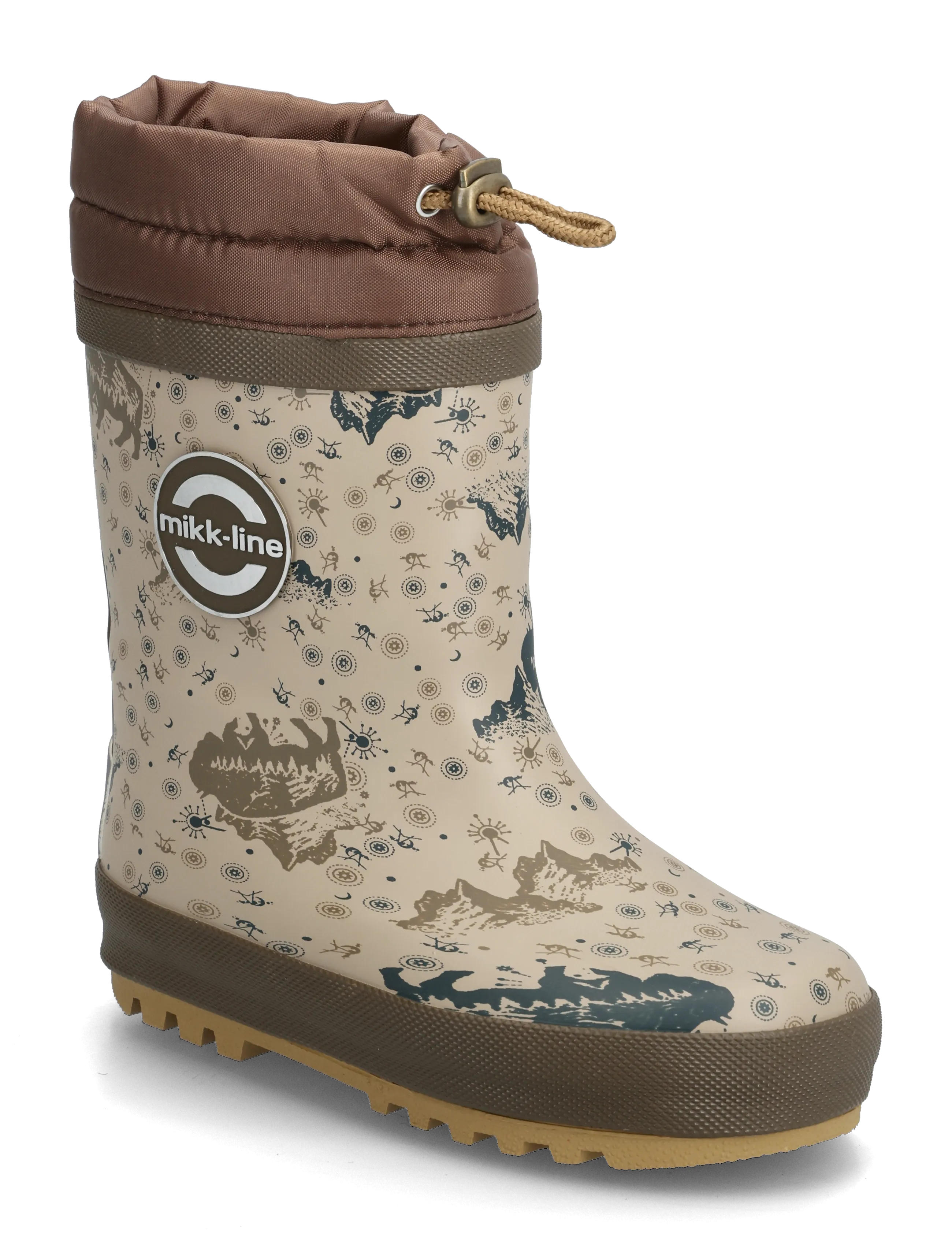 mikk-line Winter Wellies, Børn, Vinter Gummistøvler, Beige, Str: 22
