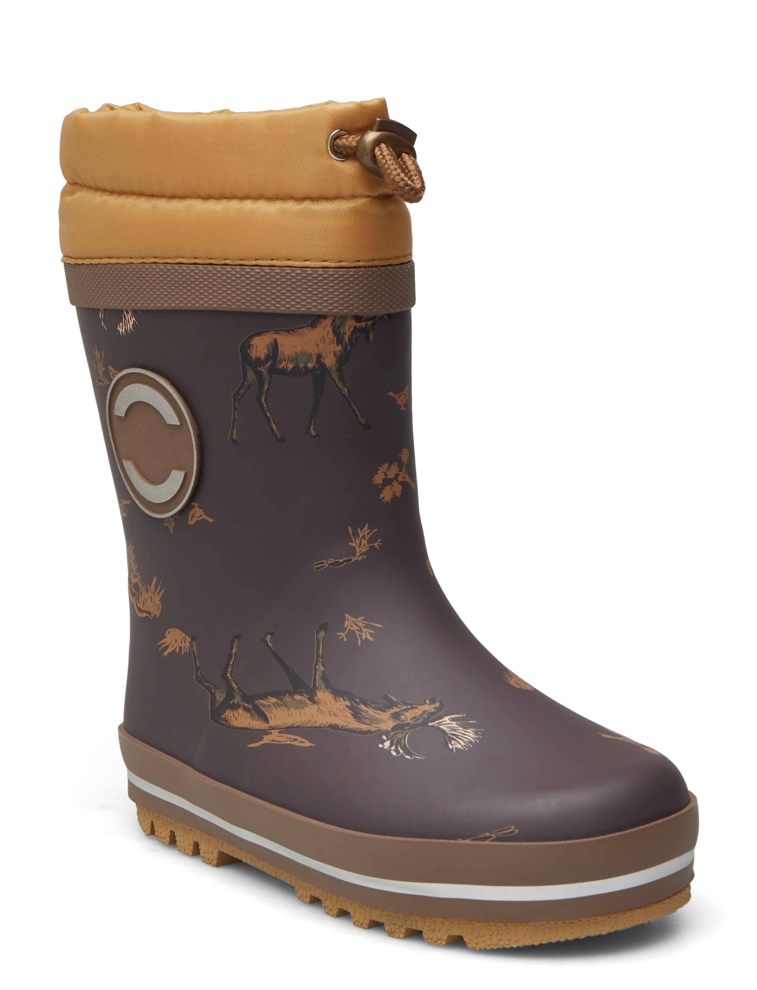 mikk-line Winter Wellies, Børn, Vinter Gummistøvler, Brun, Str: 21