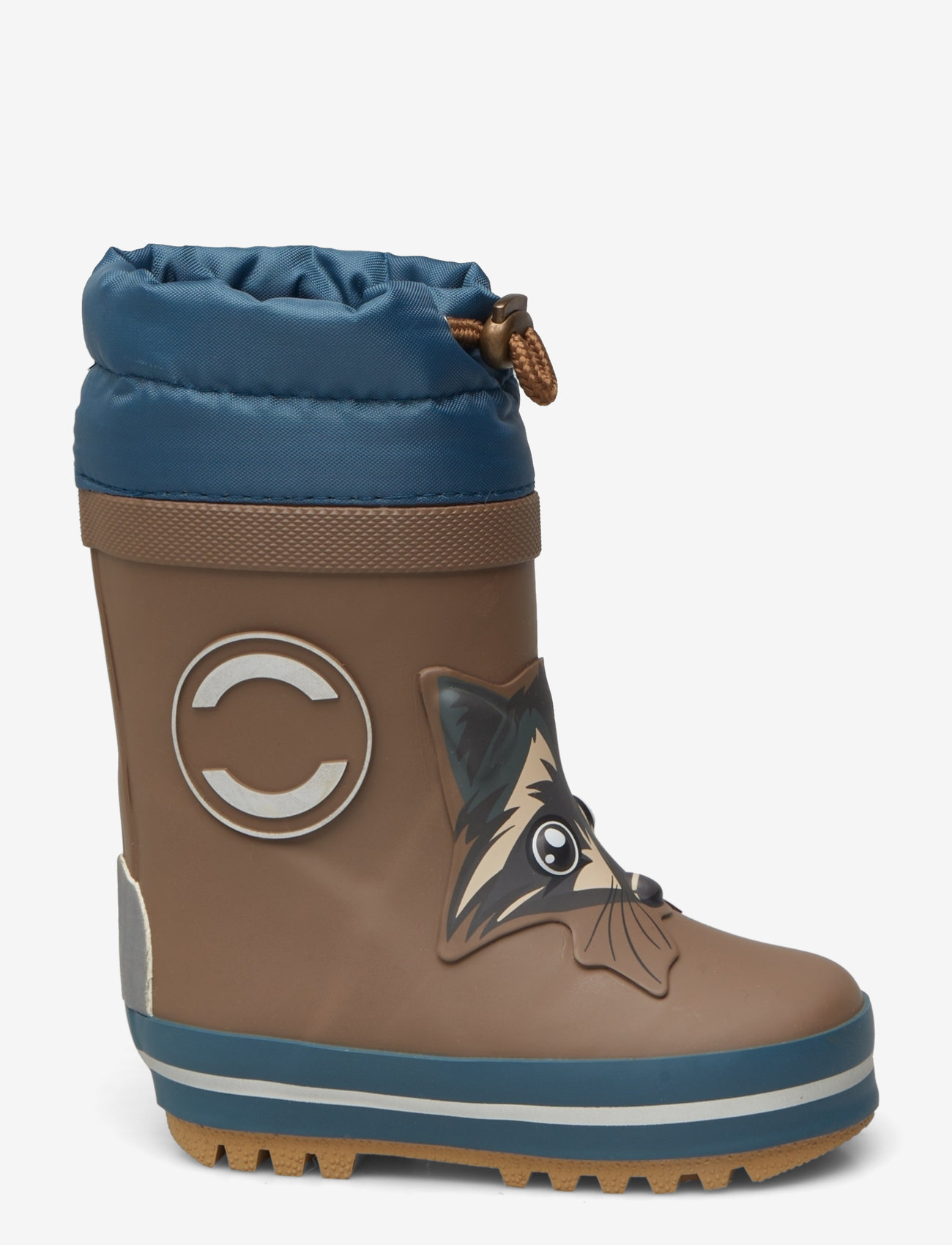 mikk-line - Winter Wellies - 3D - lined rubberboots - chocolate chip - 1