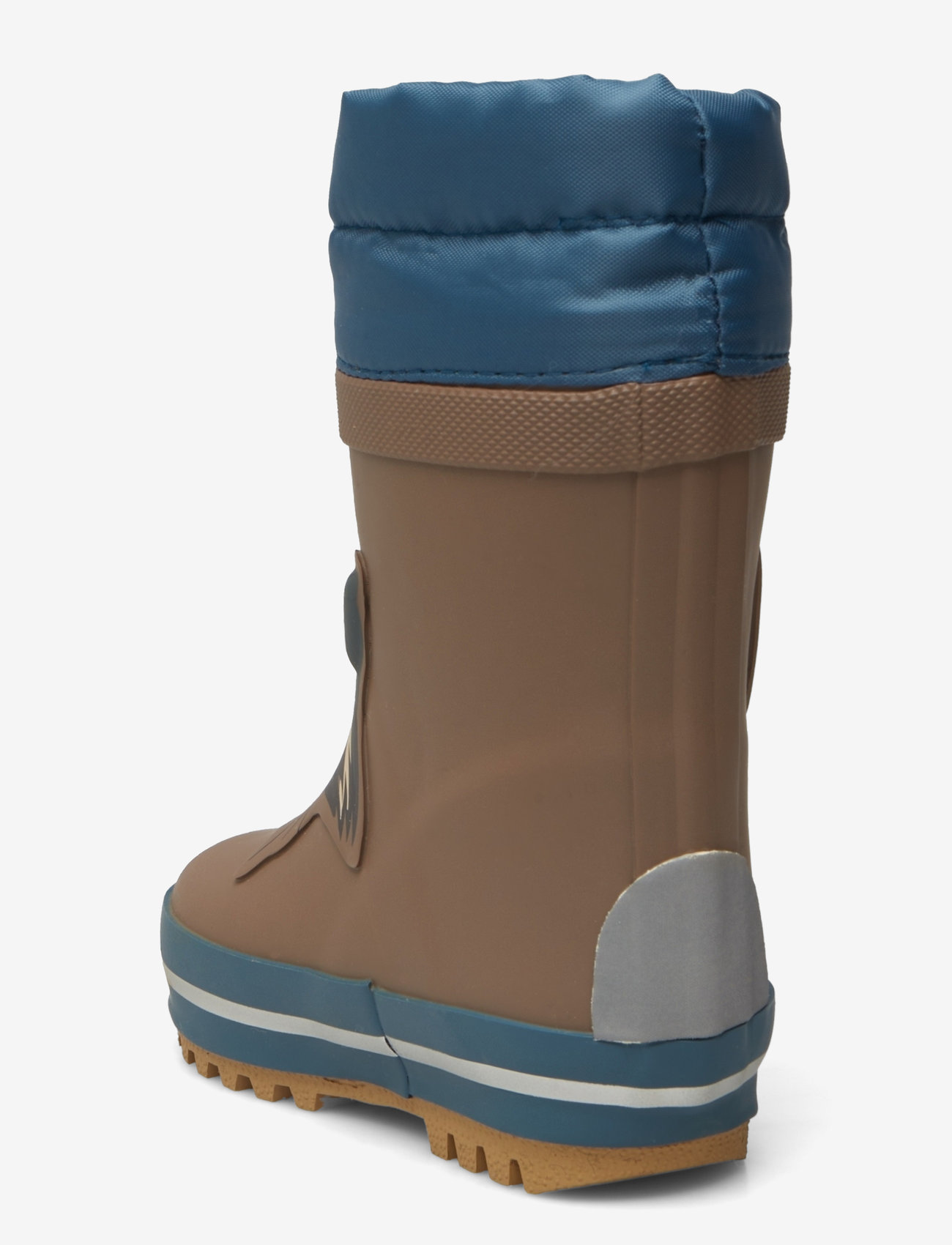 mikk-line - Winter Wellies - 3D - lined rubberboots - chocolate chip - 2