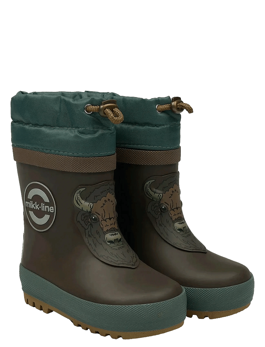 mikk-line - Wellies Winter - 3D - gefütterte gummistiefel - demitasse - 0