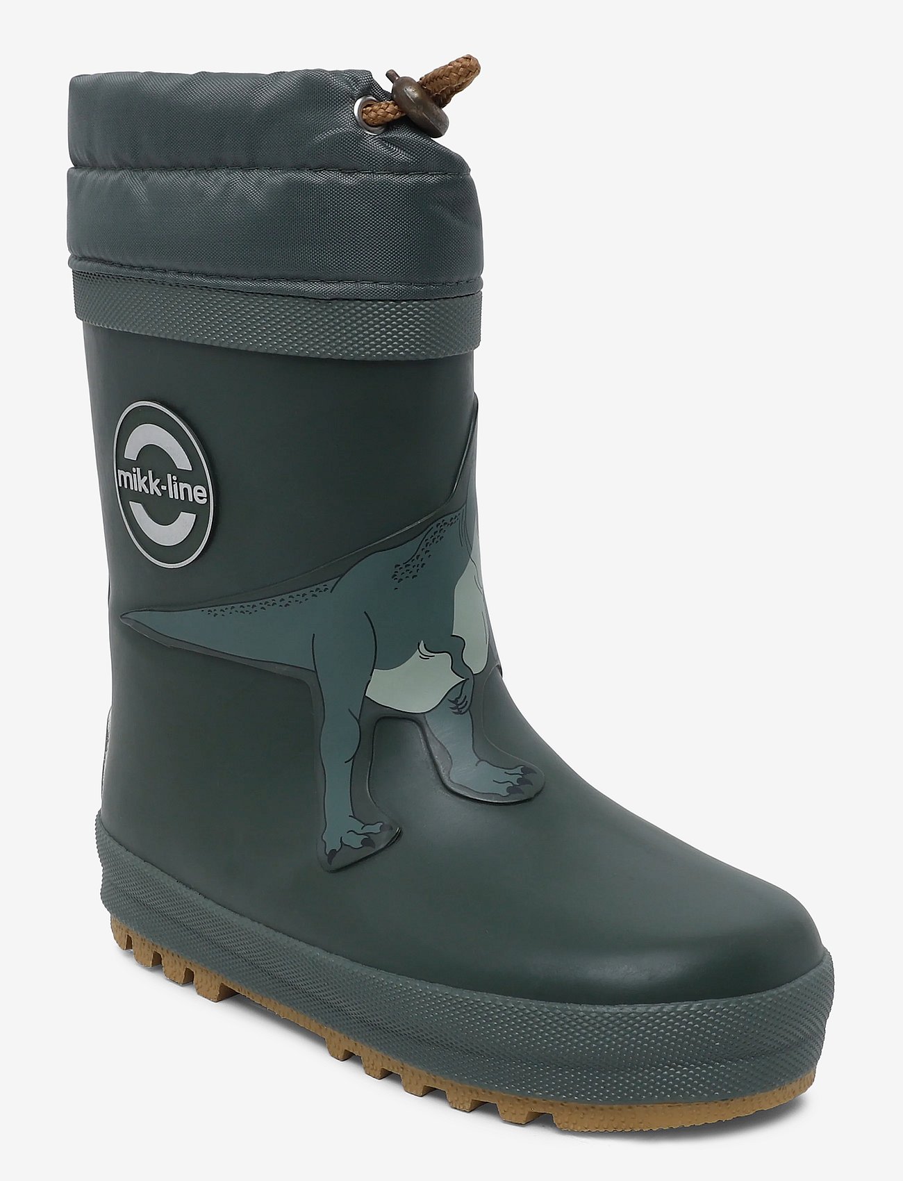 mikk-line Wellies Winter - 3D - Khaki green - 35