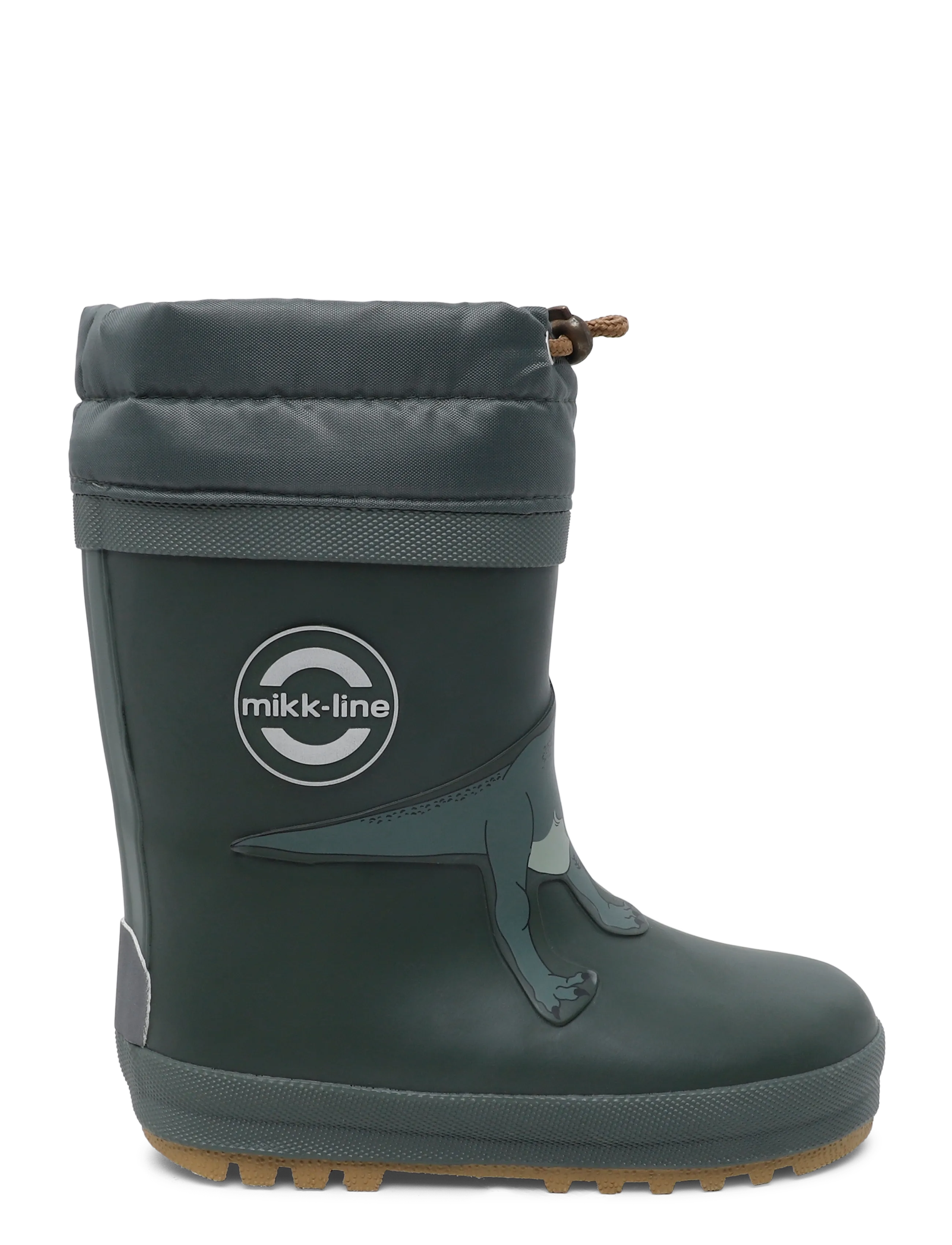 mikk-line - Wellies Winter - 3D - gefütterte gummistiefel - kombu green - 2