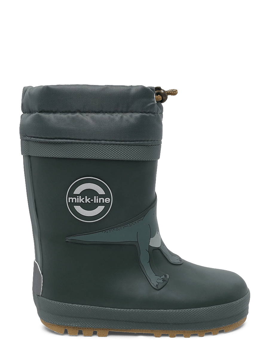 mikk-line - Wellies Winter - 3D - gefütterte gummistiefel - kombu green - 2