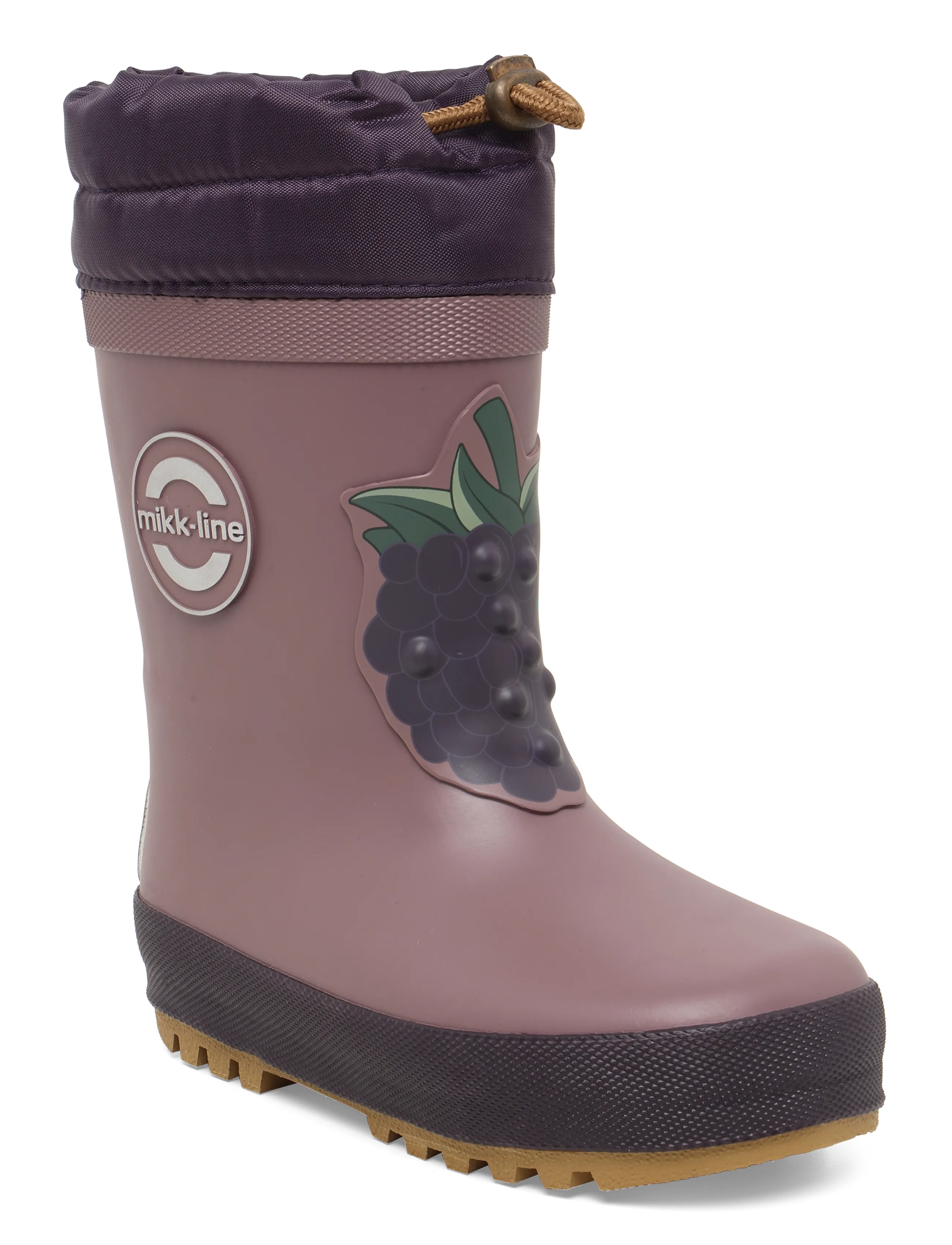 mikk-line Wellies Winter - 3D, 26, Purple, Gummistøvler > Høje Gummistøvler, Børn