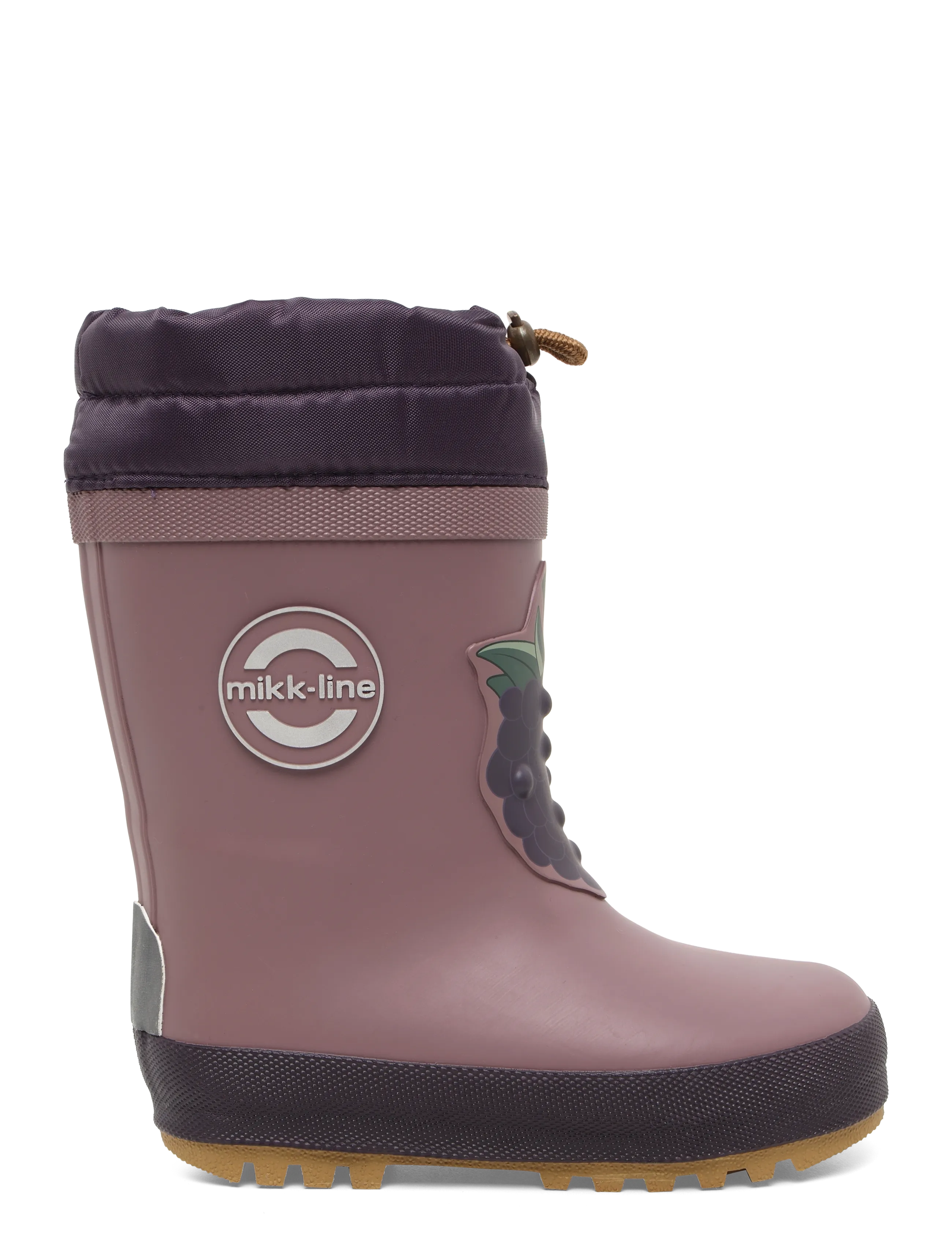 mikk-line - Wellies Winter - 3D - gummistøvler med for - blackberry - 2