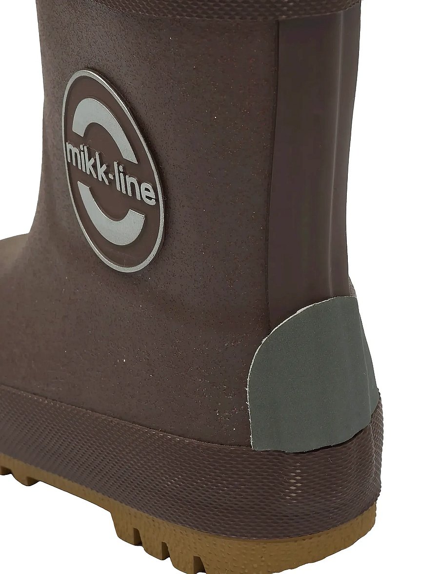 mikk-line - Winter Wellies - Glitter - gummistøvler med for - french roast - 5