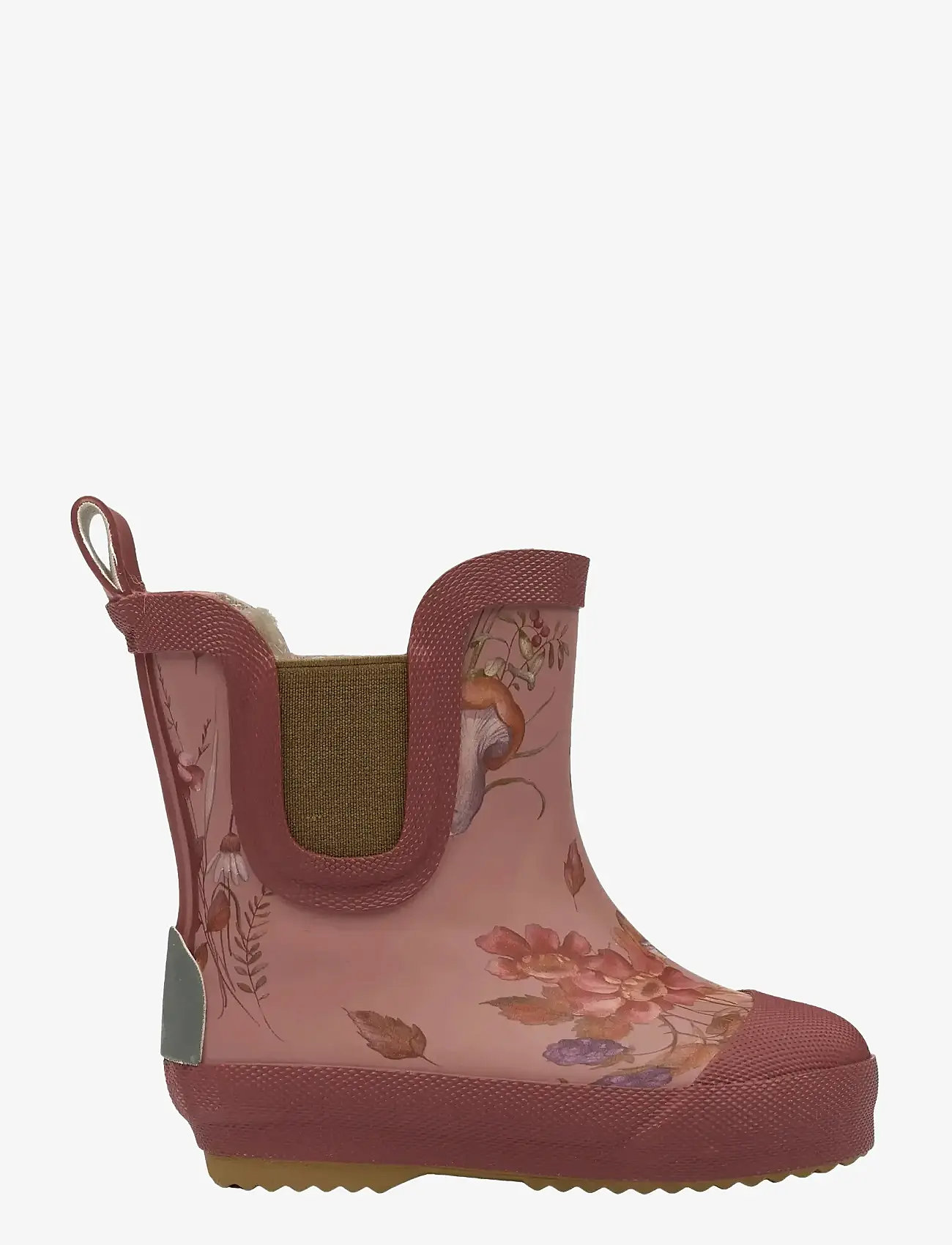 mikk-line - Short Winter Wellies - AOP - gummistøvler med for - burlwood - 1