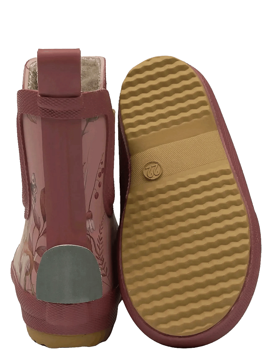 mikk-line - Short Winter Wellies - AOP - voodriga kummikud - burlwood - 2
