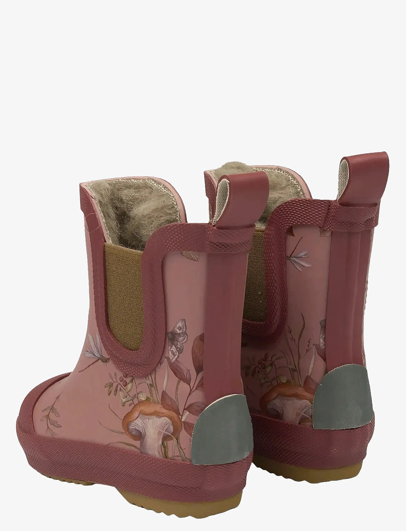 mikk-line - Short Winter Wellies - AOP - gummistøvler med for - burlwood - 3