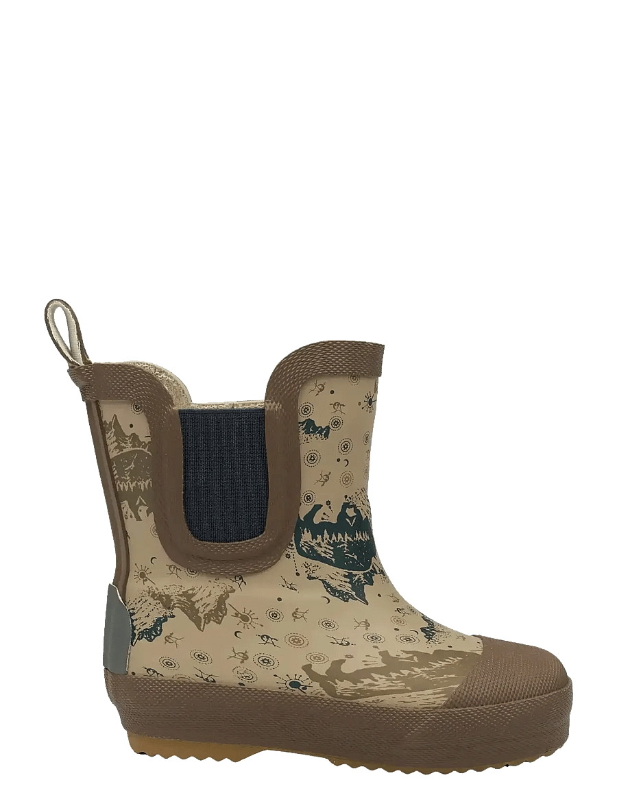 mikk-line - Short Winter Wellies - AOP - gummistøvler med for - coriander - 1