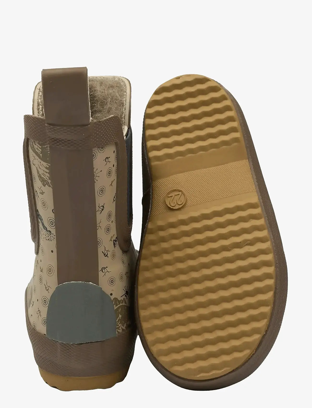 mikk-line - Short Winter Wellies - AOP - fodrade gummistövlar - coriander - 2