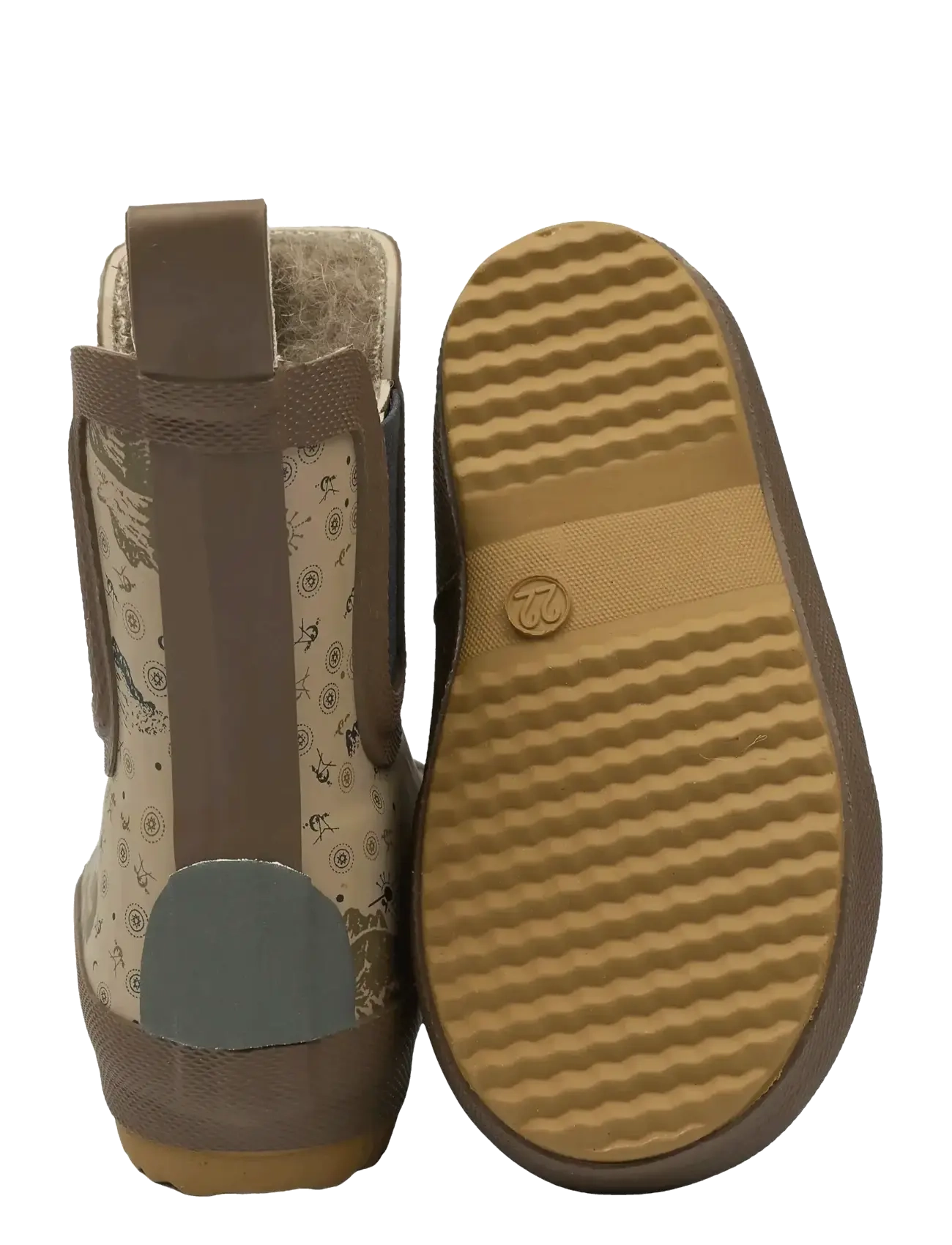 mikk-line - Short Winter Wellies - AOP - gummistøvler med for - coriander - 2
