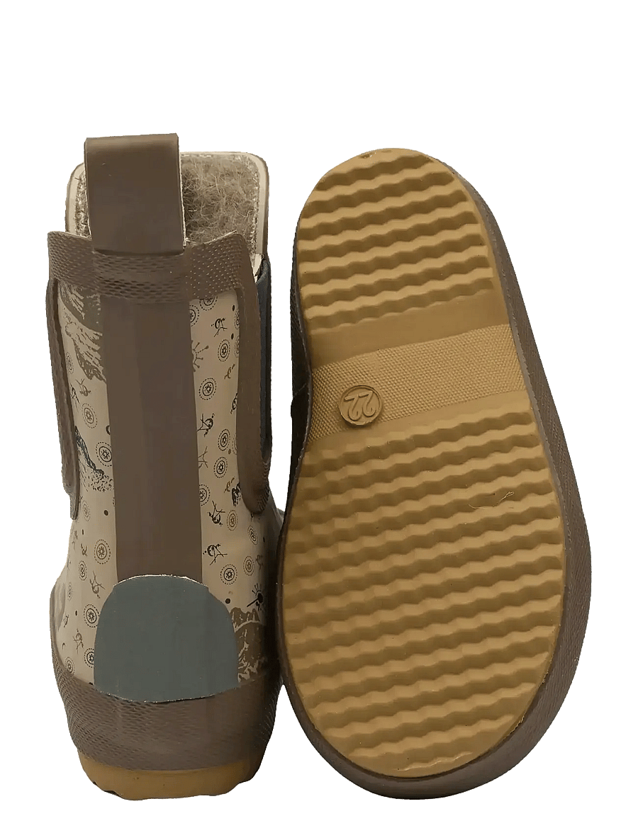 mikk-line - Short Winter Wellies - AOP - gummistøvler med for - coriander - 2