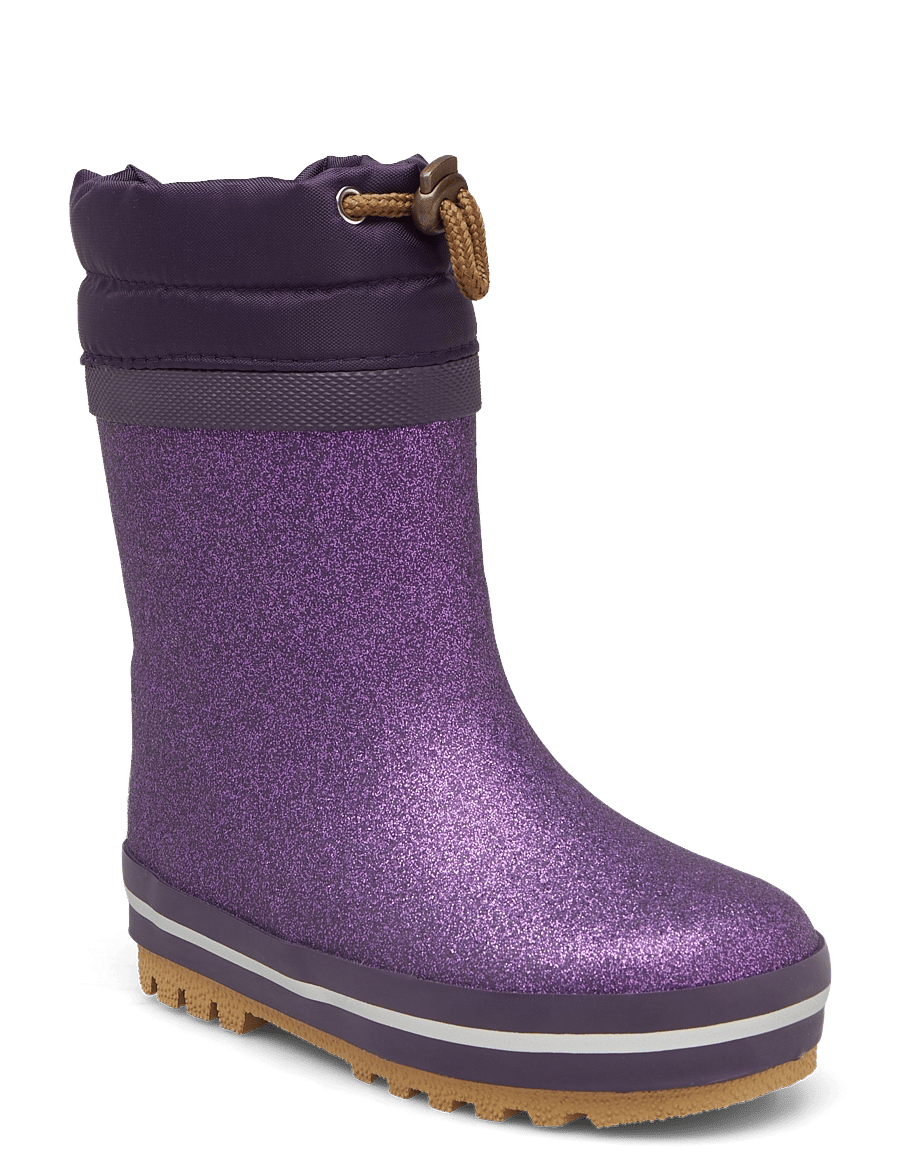 mikk-line - Short Winter Wellies - Glitter - nightshade - 1