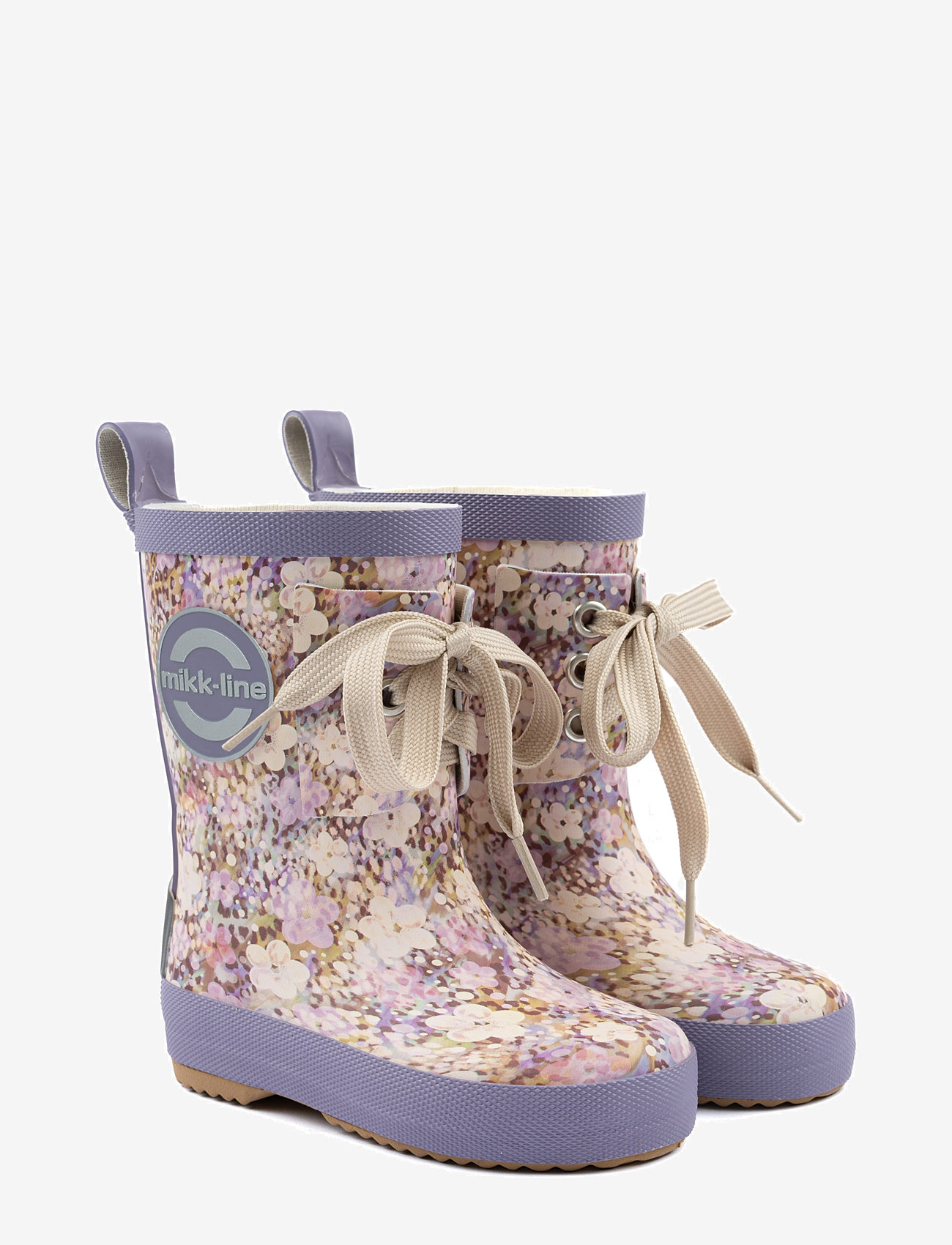 mikk-line - Printed Wellies w lace - dusk - 0