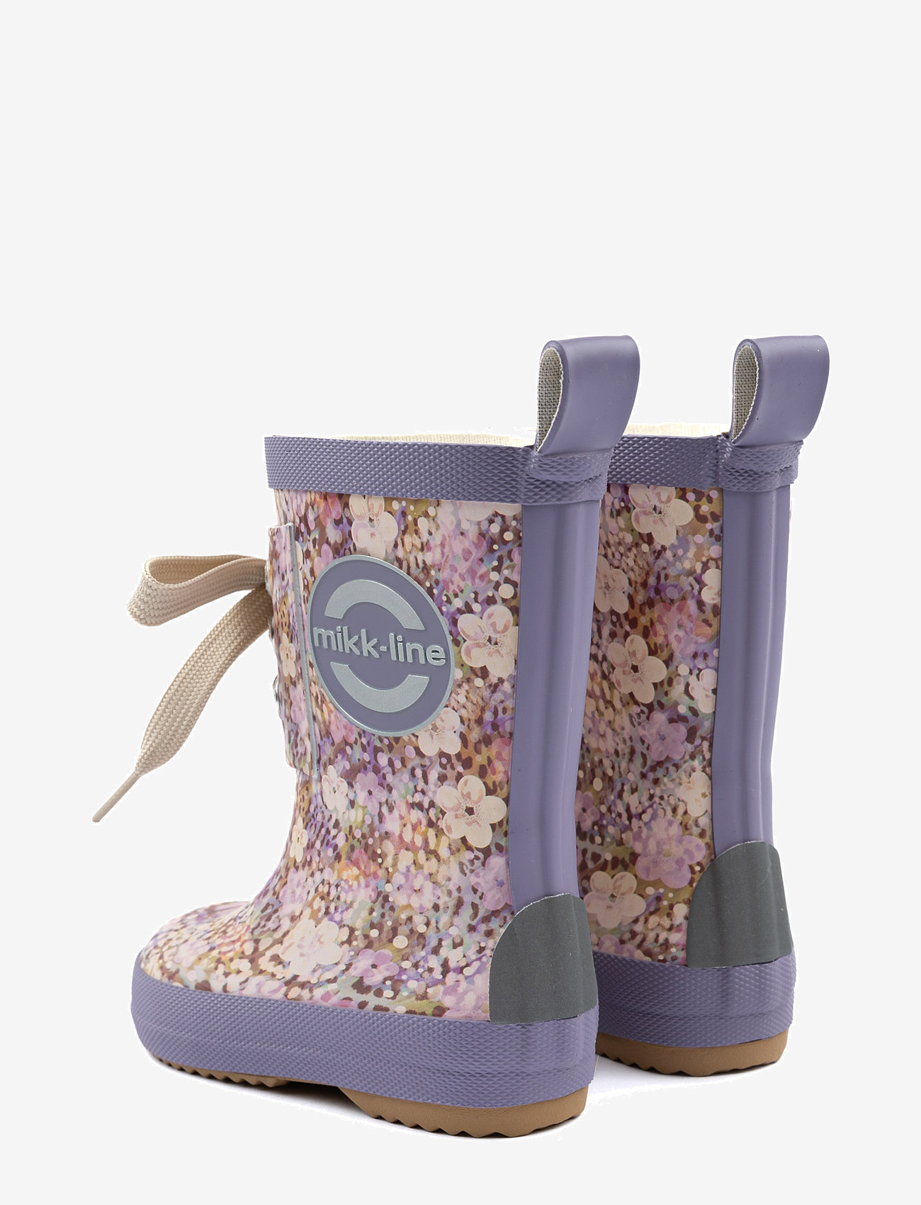 mikk-line - Printed Wellies w lace - dusk - 2