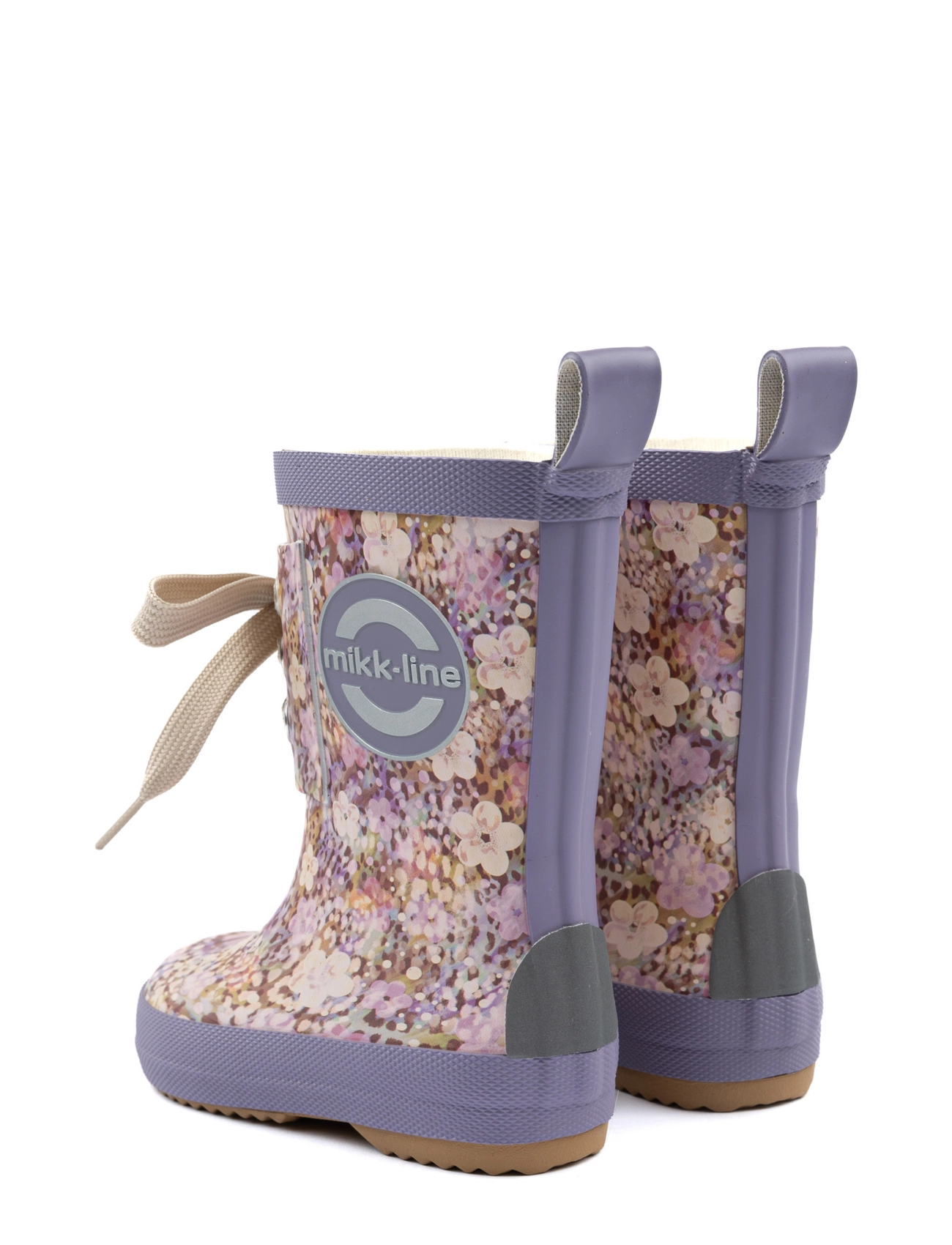 mikk-line - Printed Wellies w lace - dusk - 2