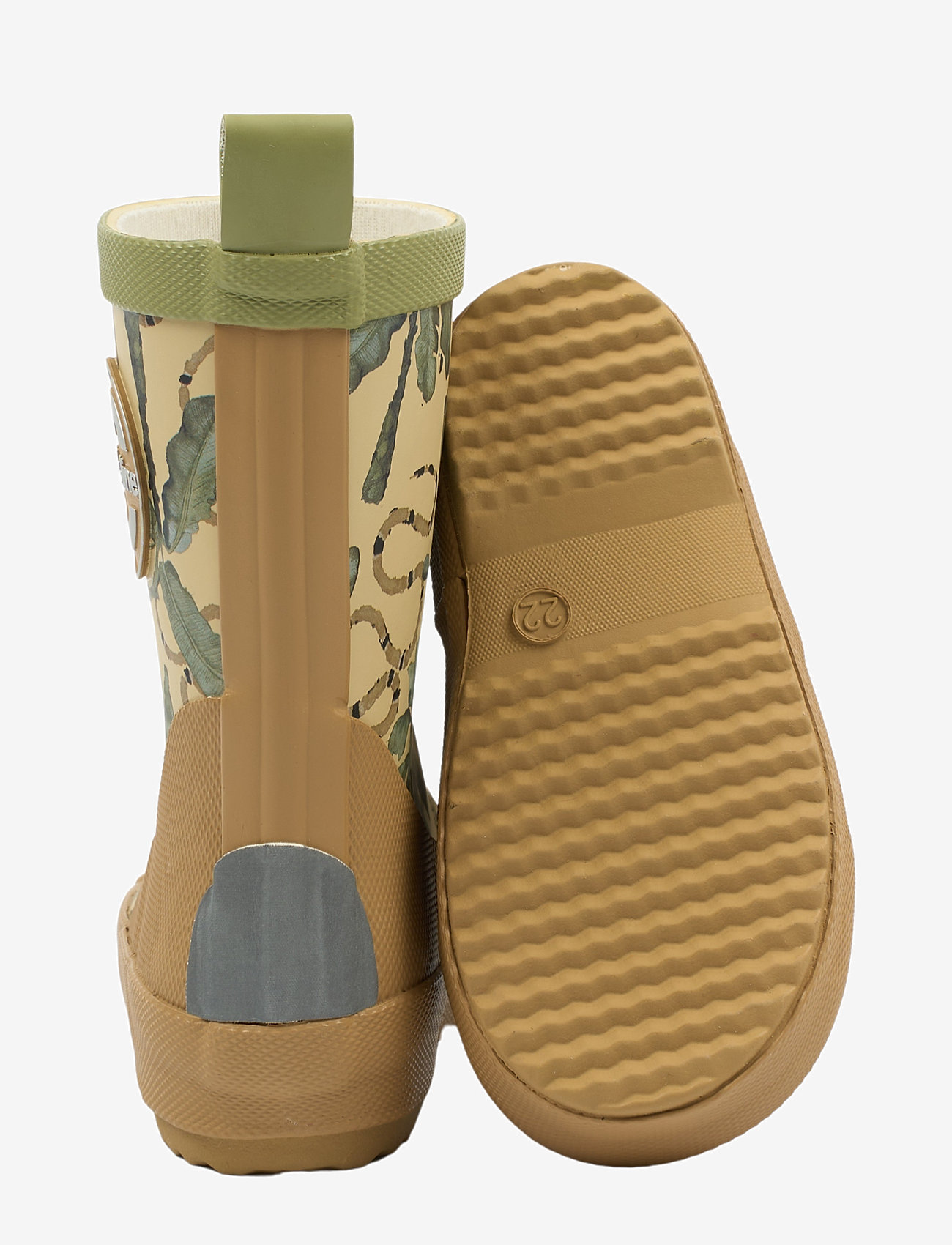 mikk-line - Printed Wellies - gray green - 2